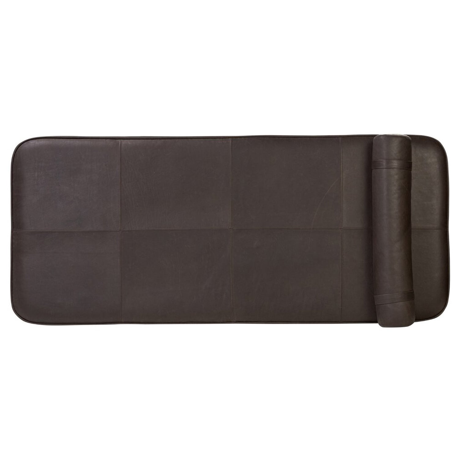 Four Hands Rakesh Leather Chaise Lounge