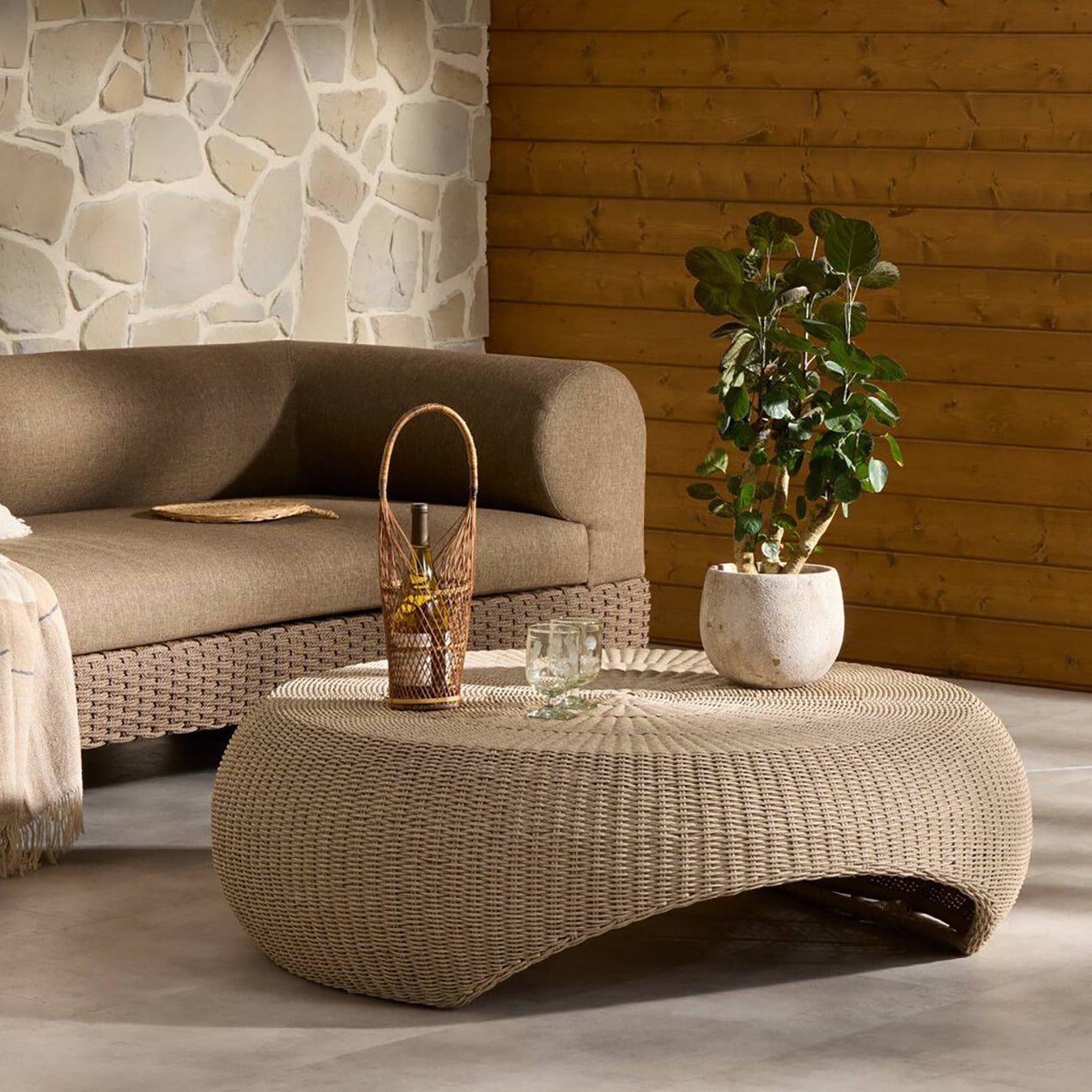 Four Hands Brock Outdoor Coffee Table