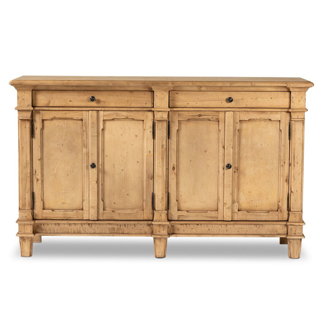 Four Hands Marjorie Bleached Birch 4 Door Sideboard