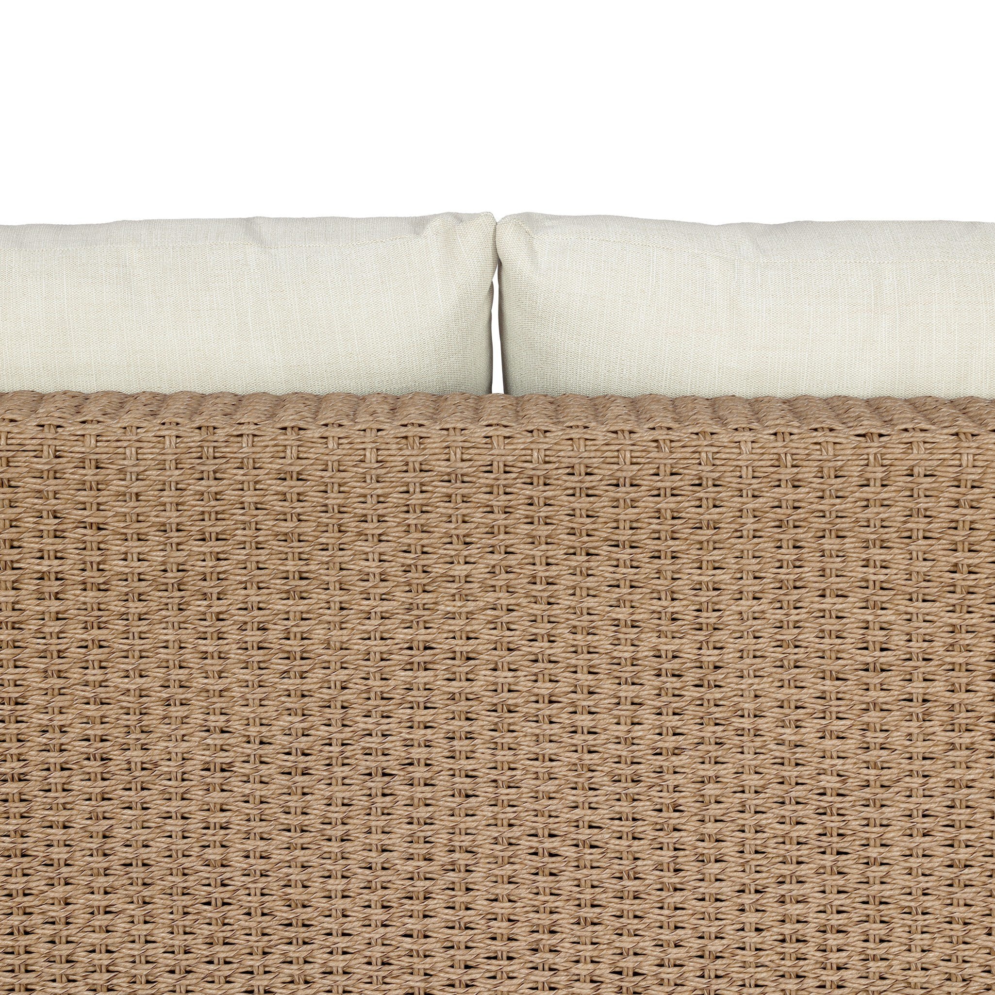Four Hands Westby Vergo Cream Outdoor Sofa — texture detail