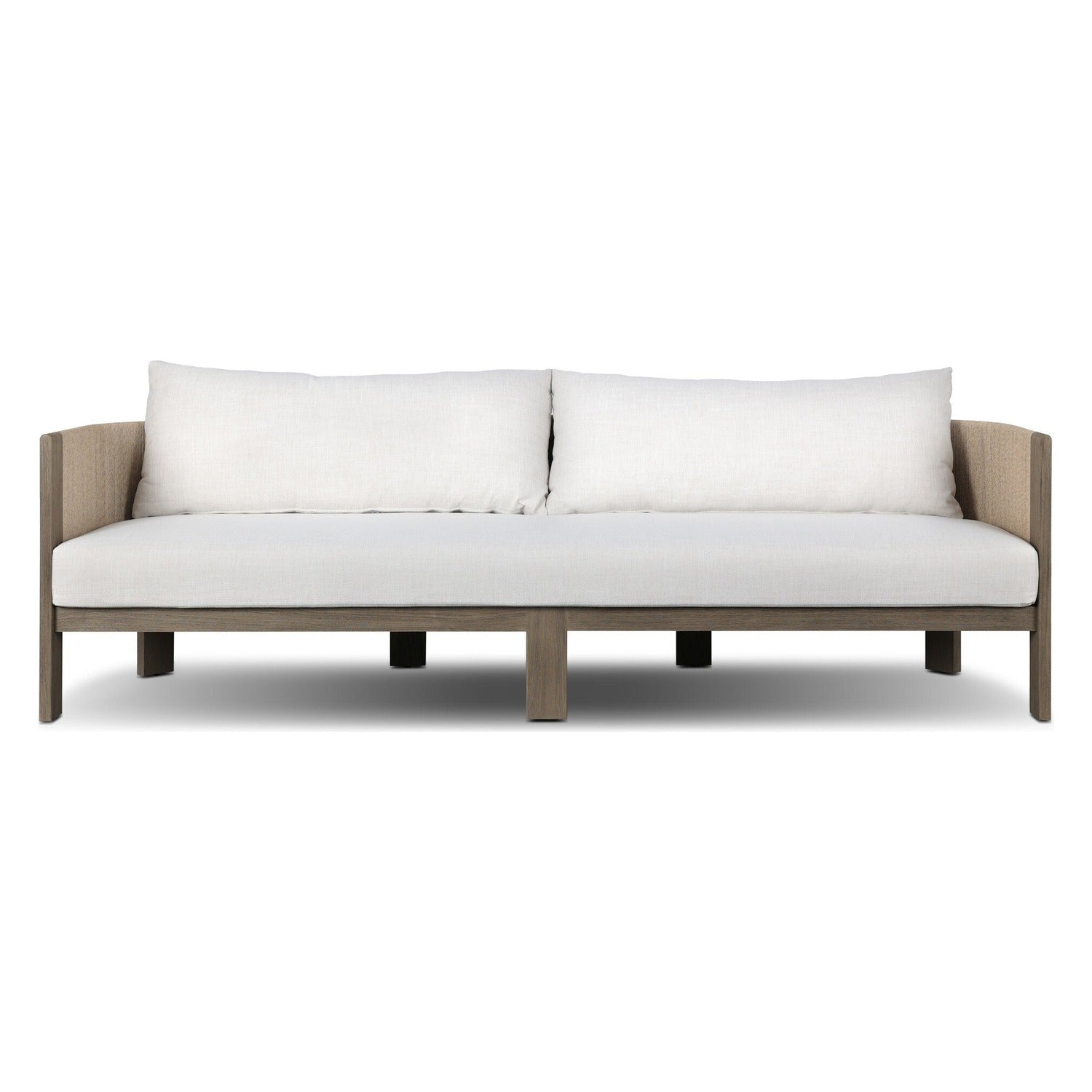 Four Hands Delancy Vergo Cream 96in Outdoor Sofa