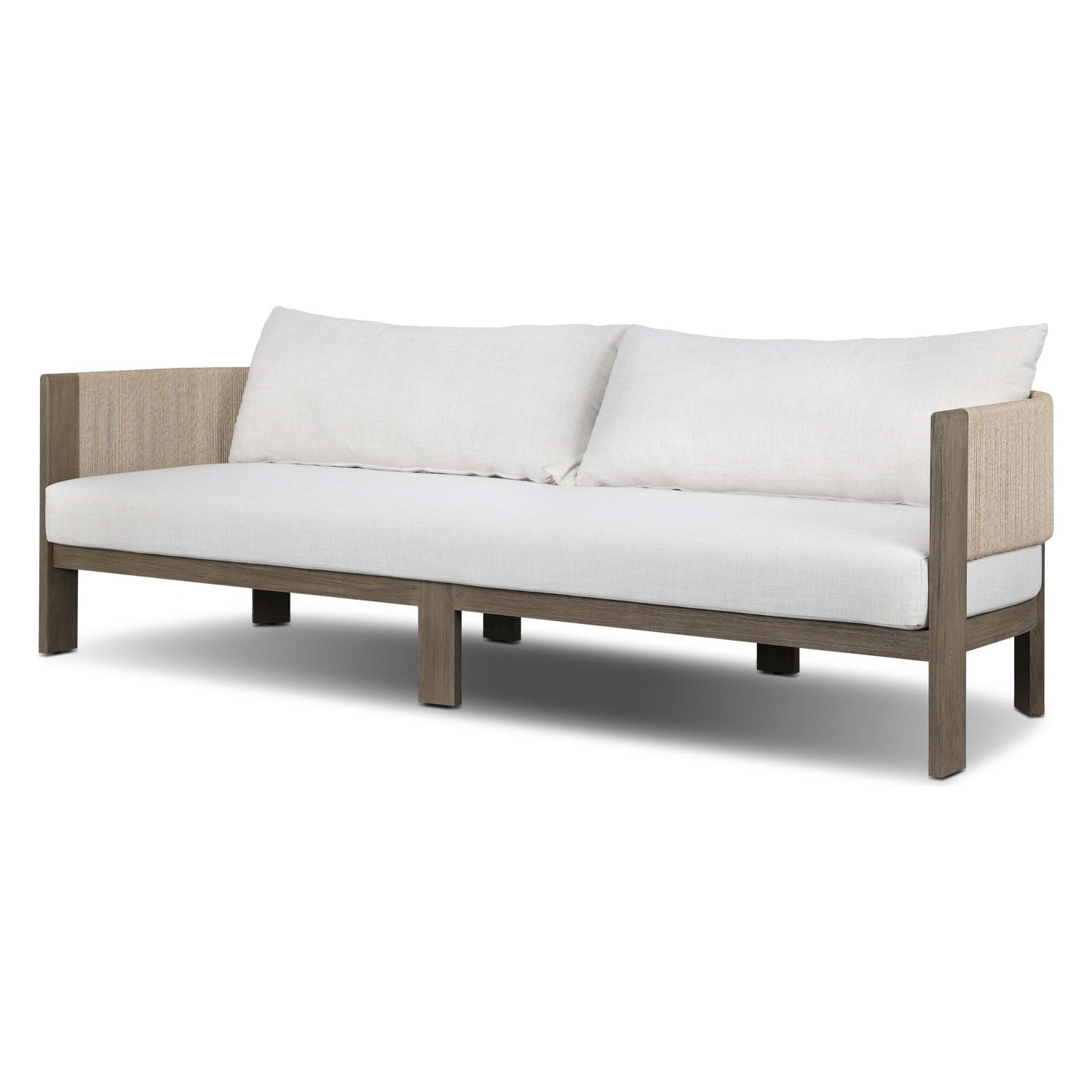Four Hands Delancy Vergo Cream 96in Outdoor Sofa
