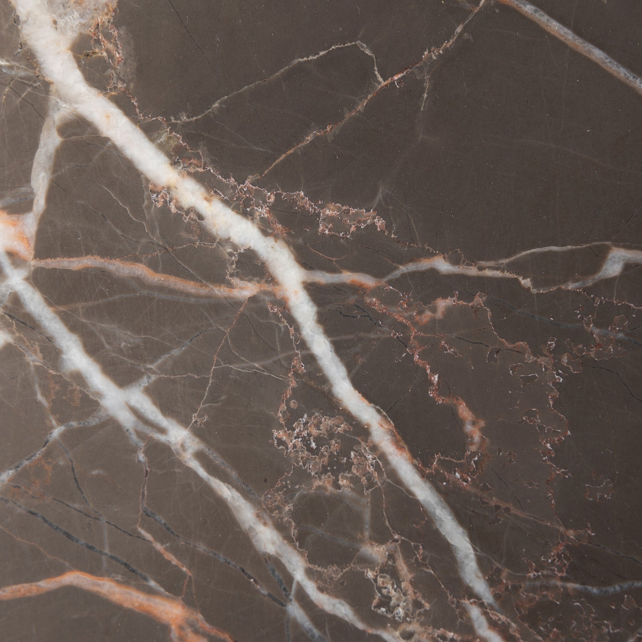 Four Hands Ingrid Warm Grey Marble Coffee Table — construction detail