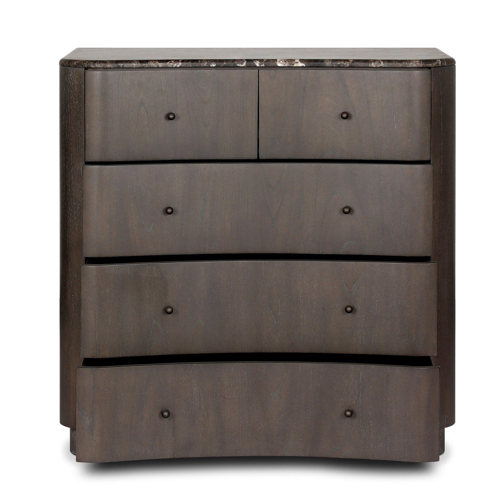 Four Hands Boa Espresso Mindi Chest — shown open (2)