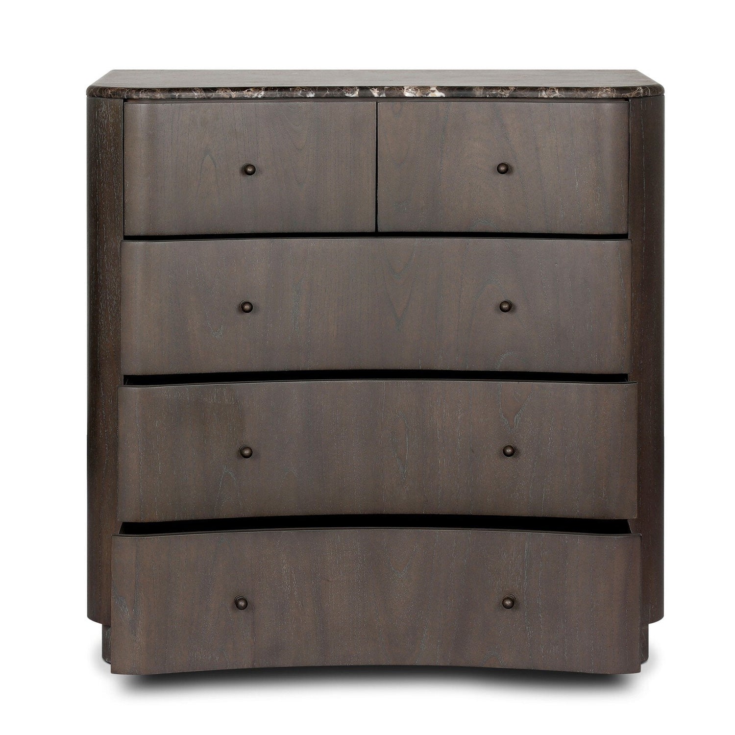 Four Hands Boa Espresso Mindi Chest — shown open (2)