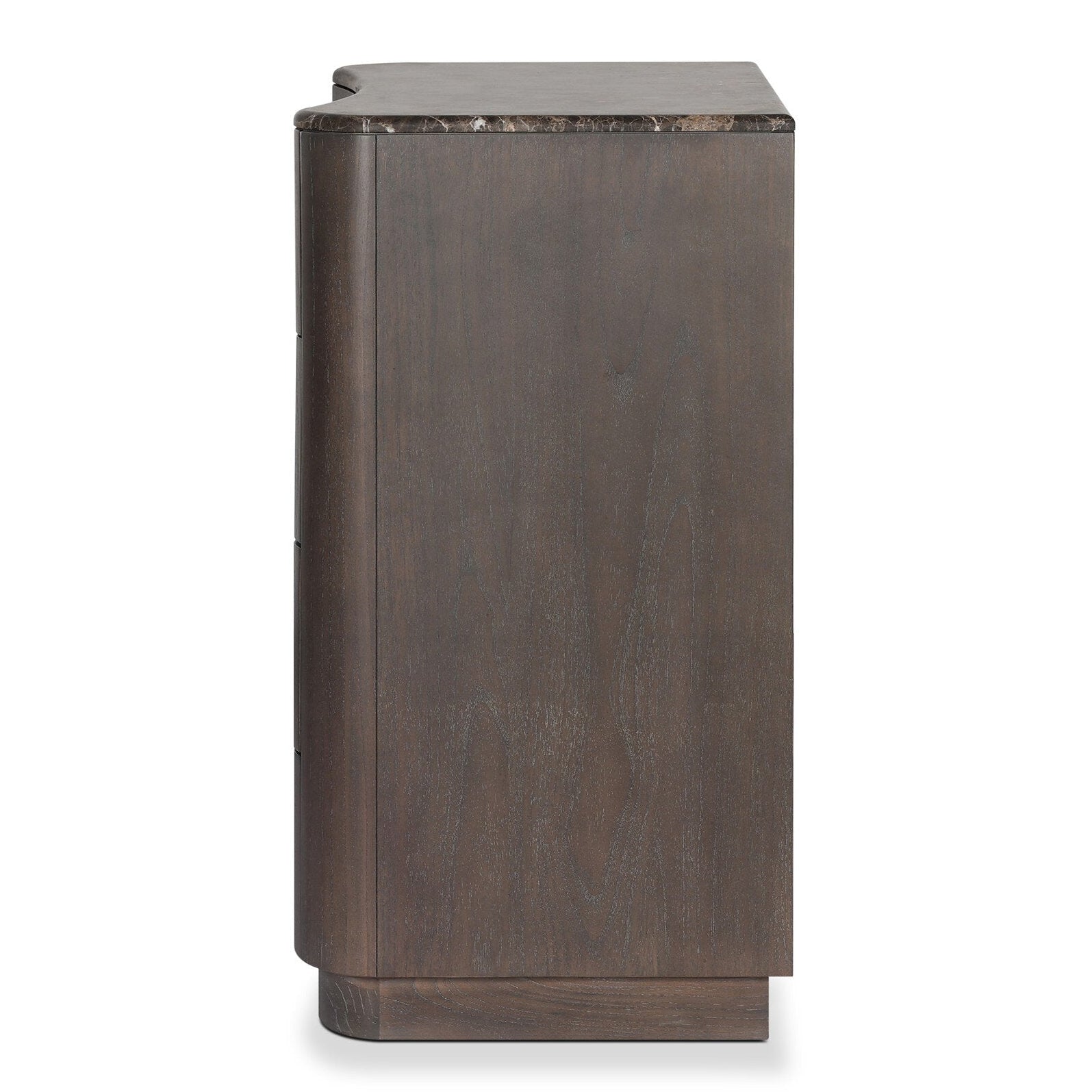 Four Hands Boa Espresso Mindi Chest — side view