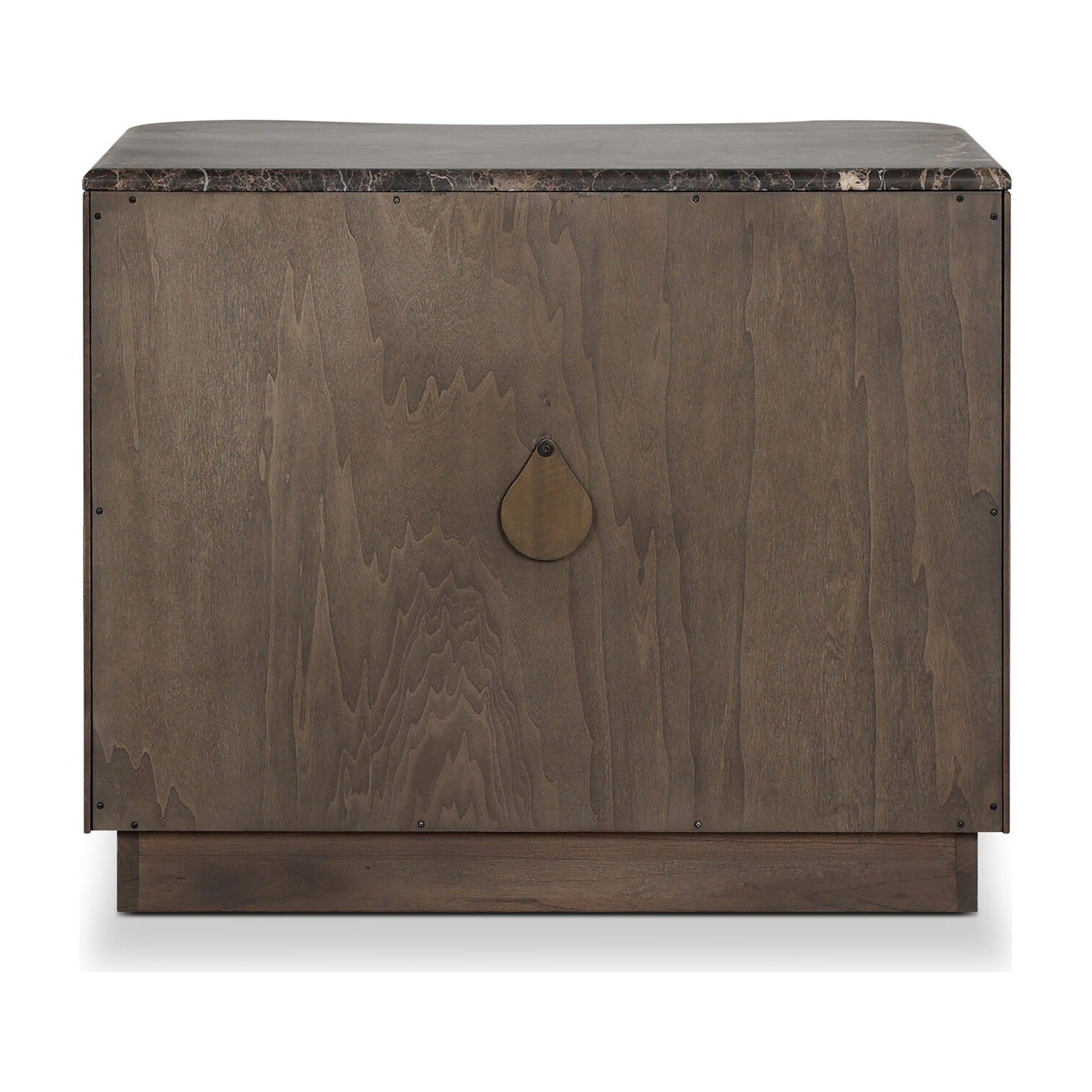 Four Hands Boa Dark Honed Emperador Marble Nightstand