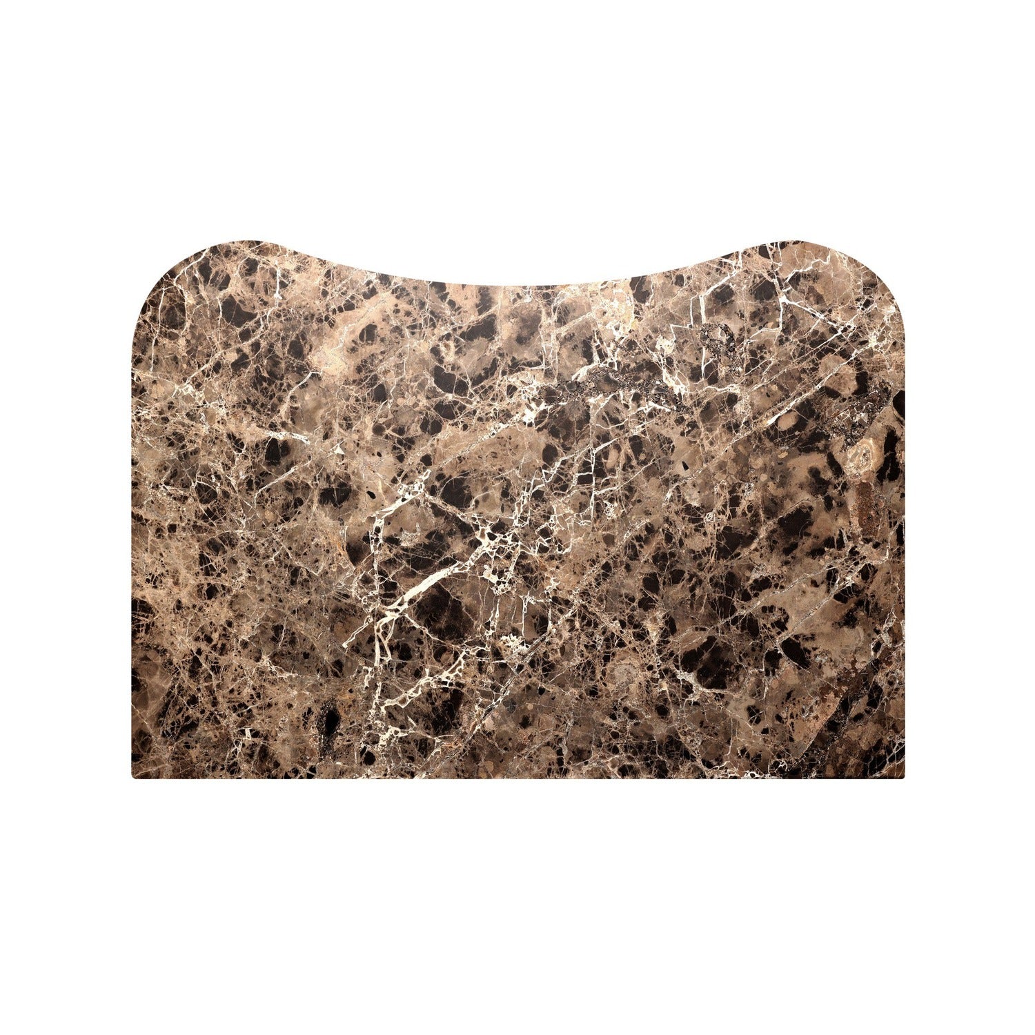 Four Hands Boa Dark Honed Emperador Marble Nightstand