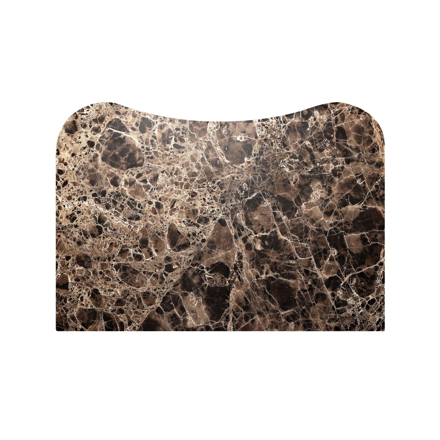 Four Hands Boa Dark Honed Emperador Marble Nightstand