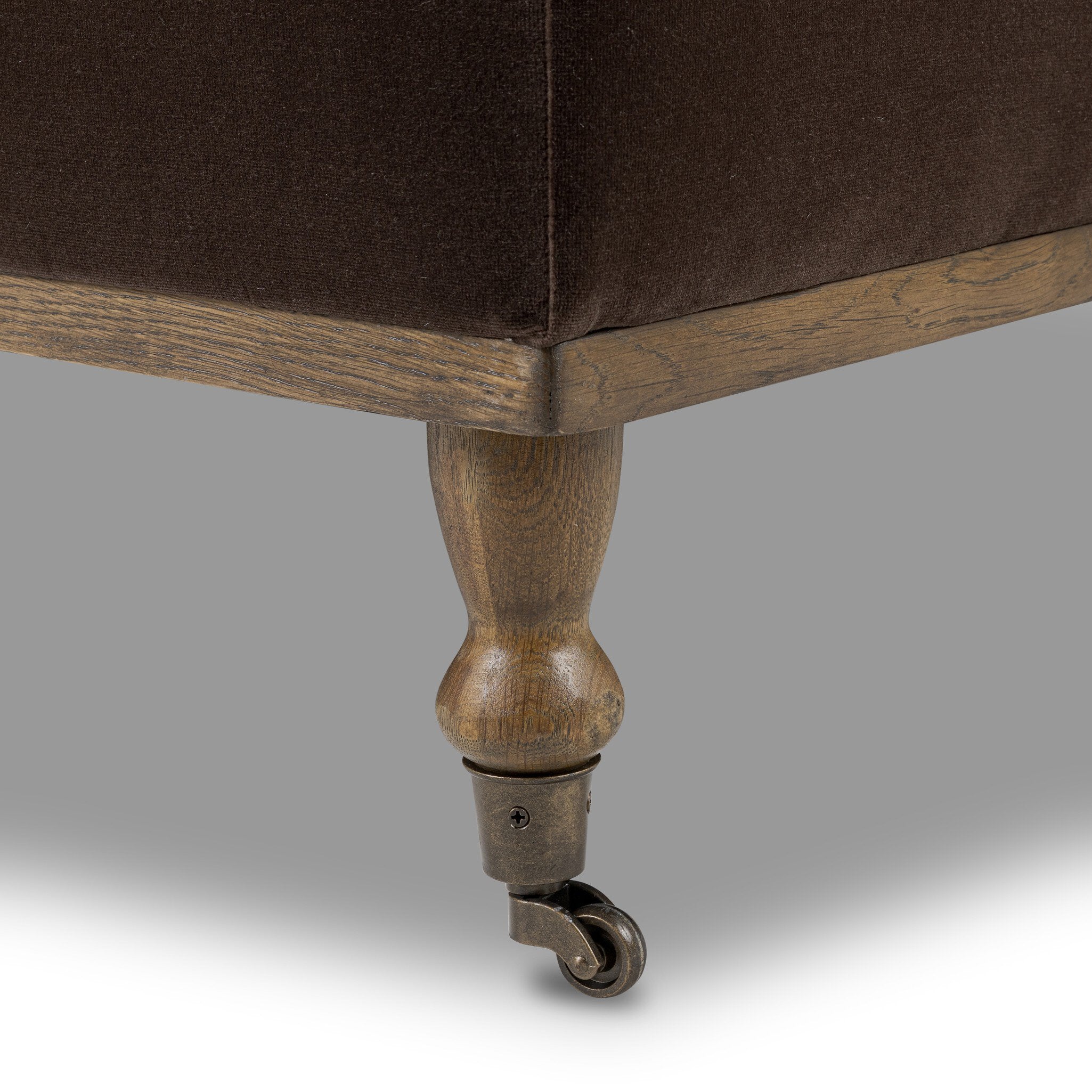 Four Hands Harlin Surrey Cocoa Cocktail Ottoman