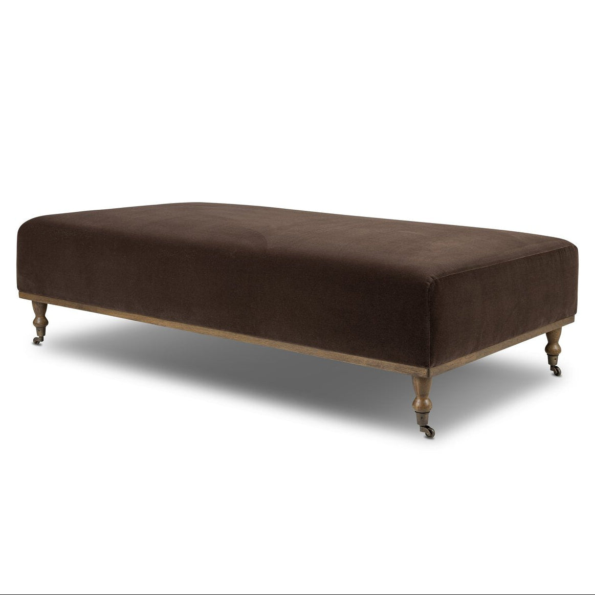 Four Hands Harlin Surrey Cocoa Cocktail Ottoman