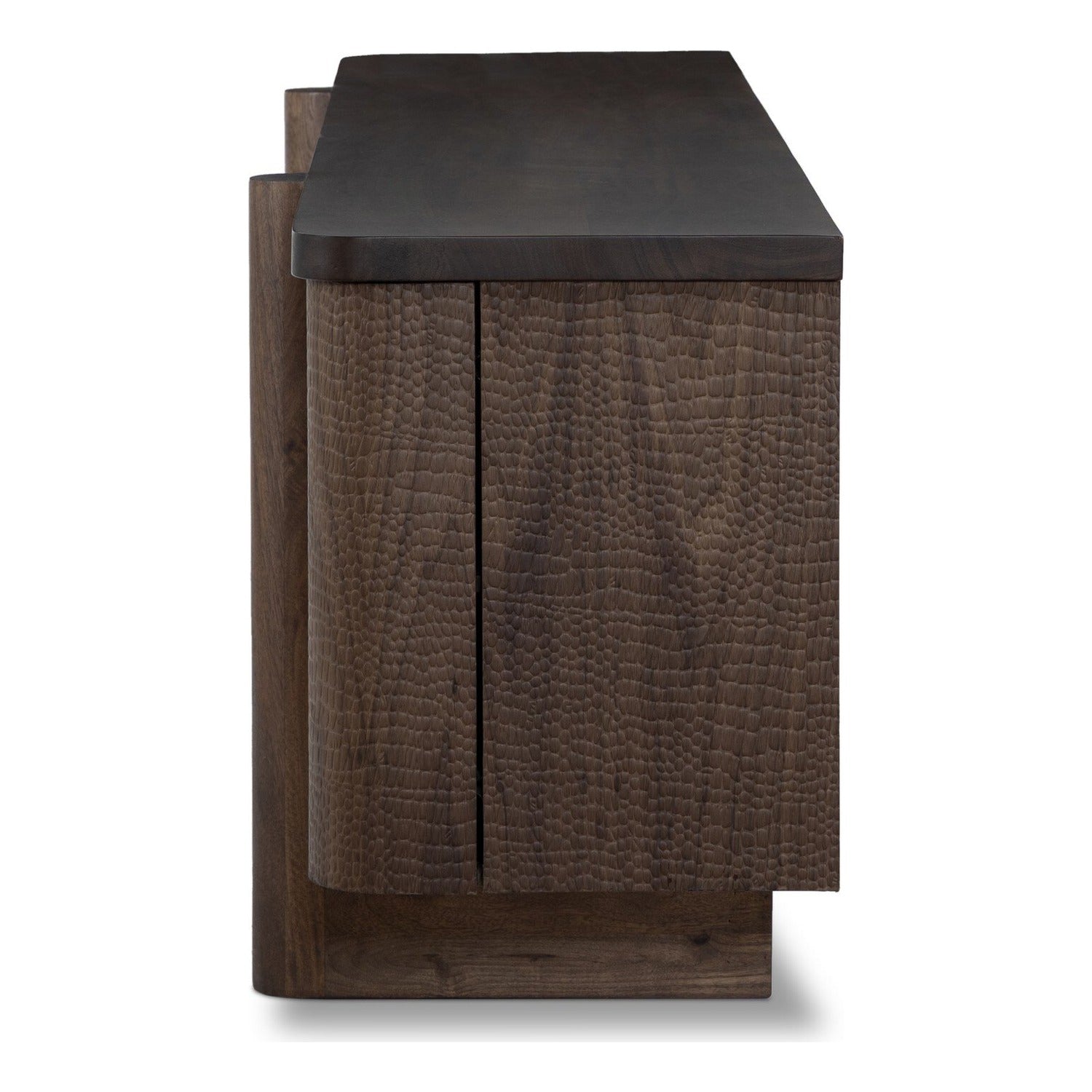 Four Hands Baxter Weathered Mango Solid Media Console