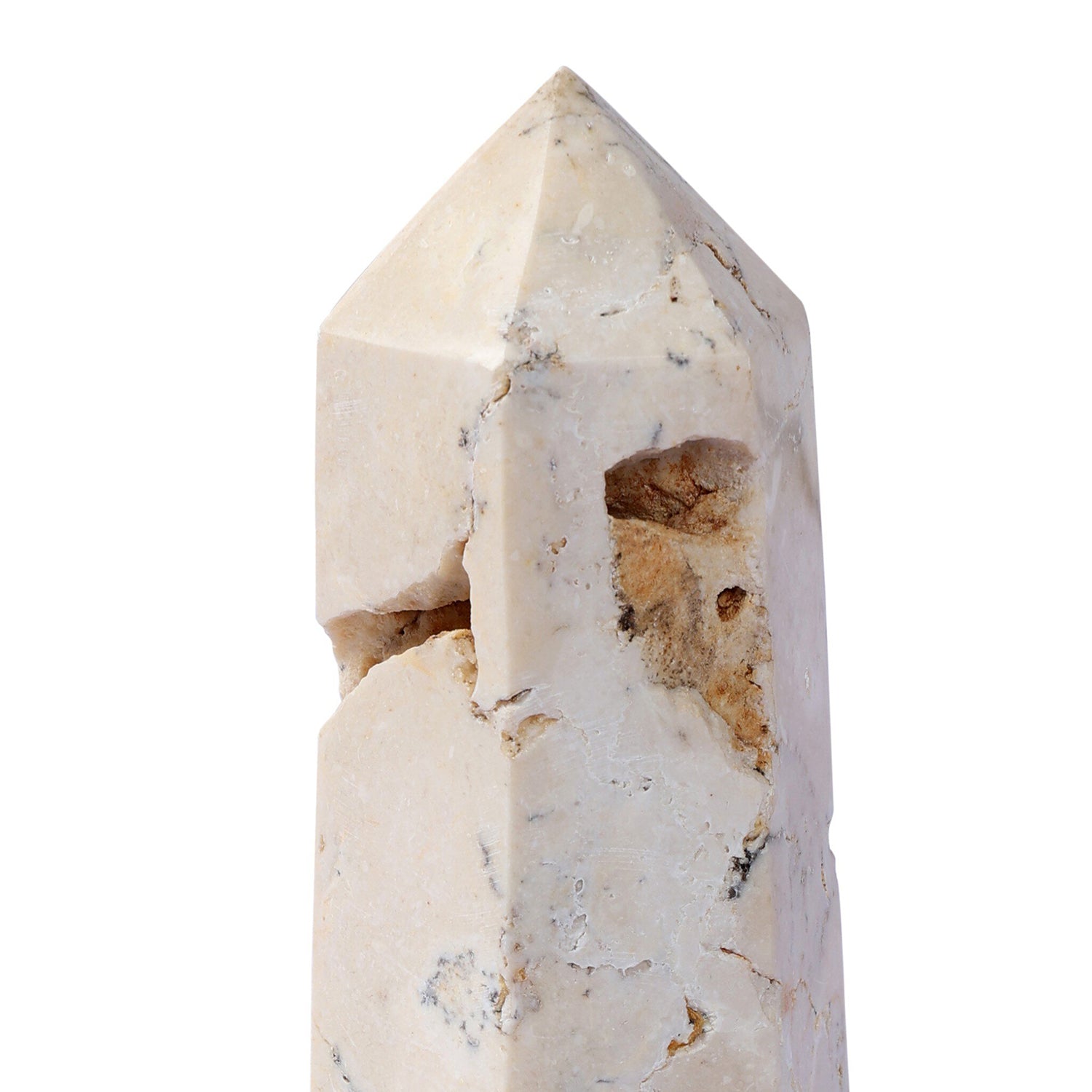 Four Hands Travertine Obelisk Set