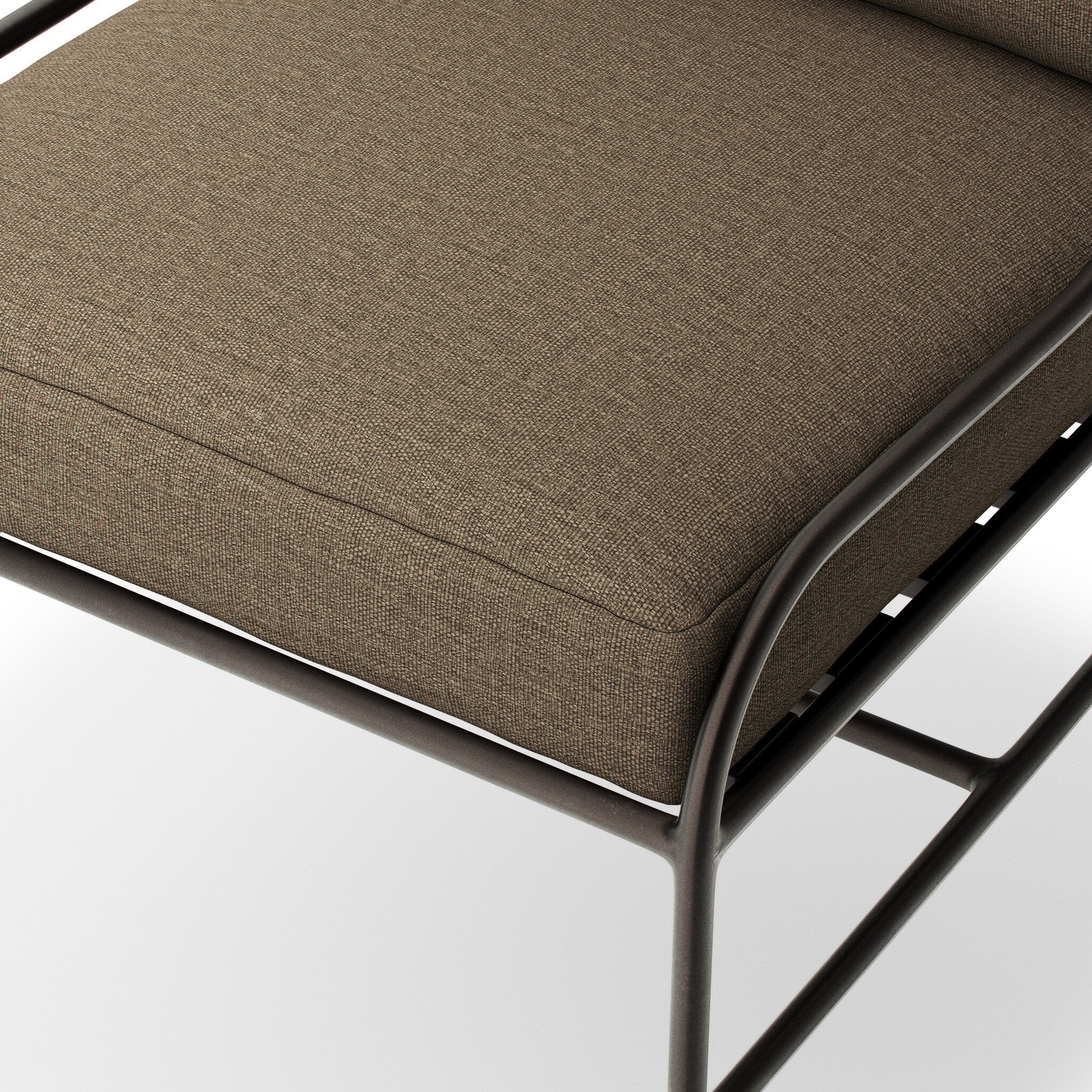 Four Hands Segovia Alessi Fawn Outdoor Dining Chair — construction detail