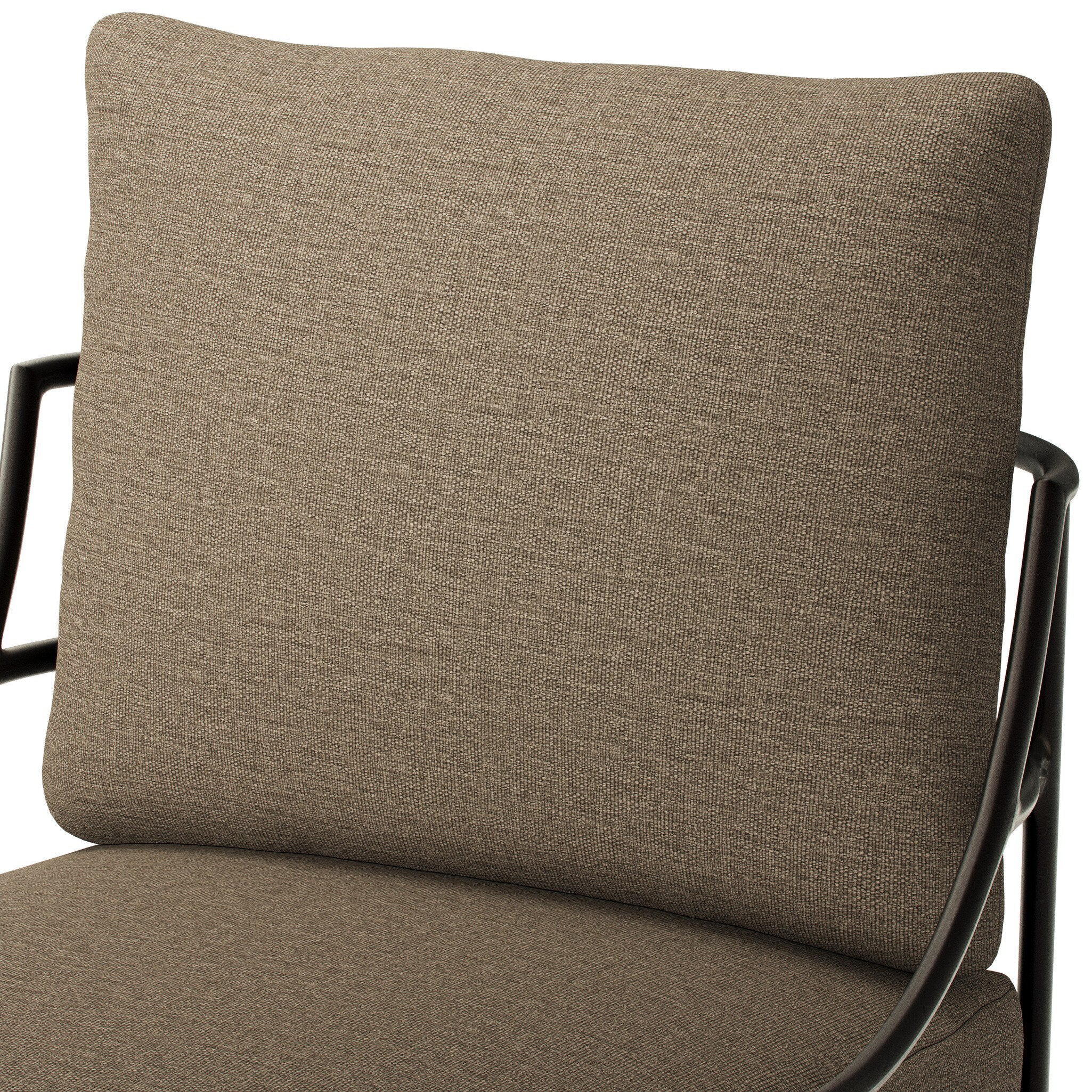 Four Hands Segovia Alessi Fawn Outdoor Dining Chair — close-up of the surface