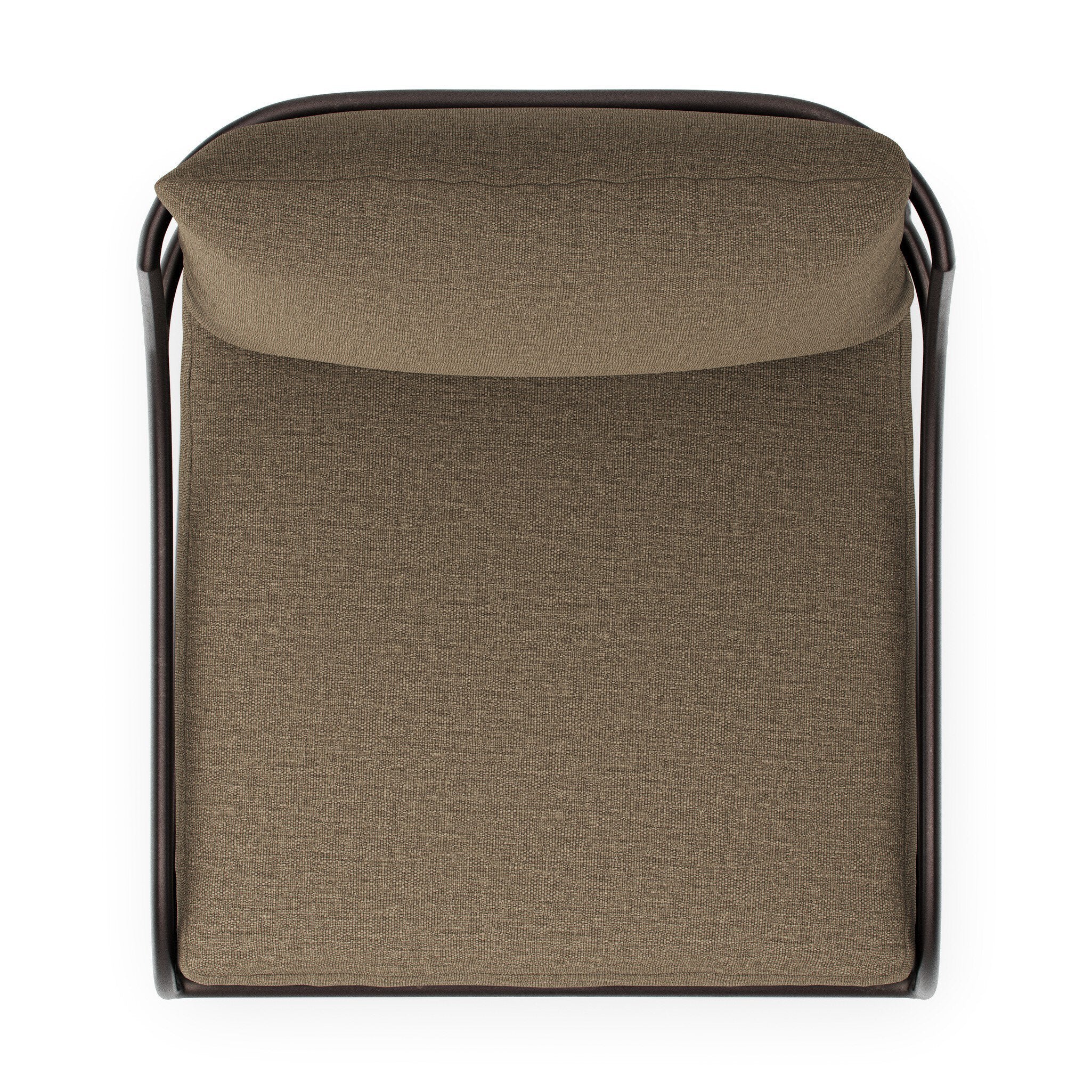 Four Hands Segovia Alessi Fawn Outdoor Dining Chair — top-down view