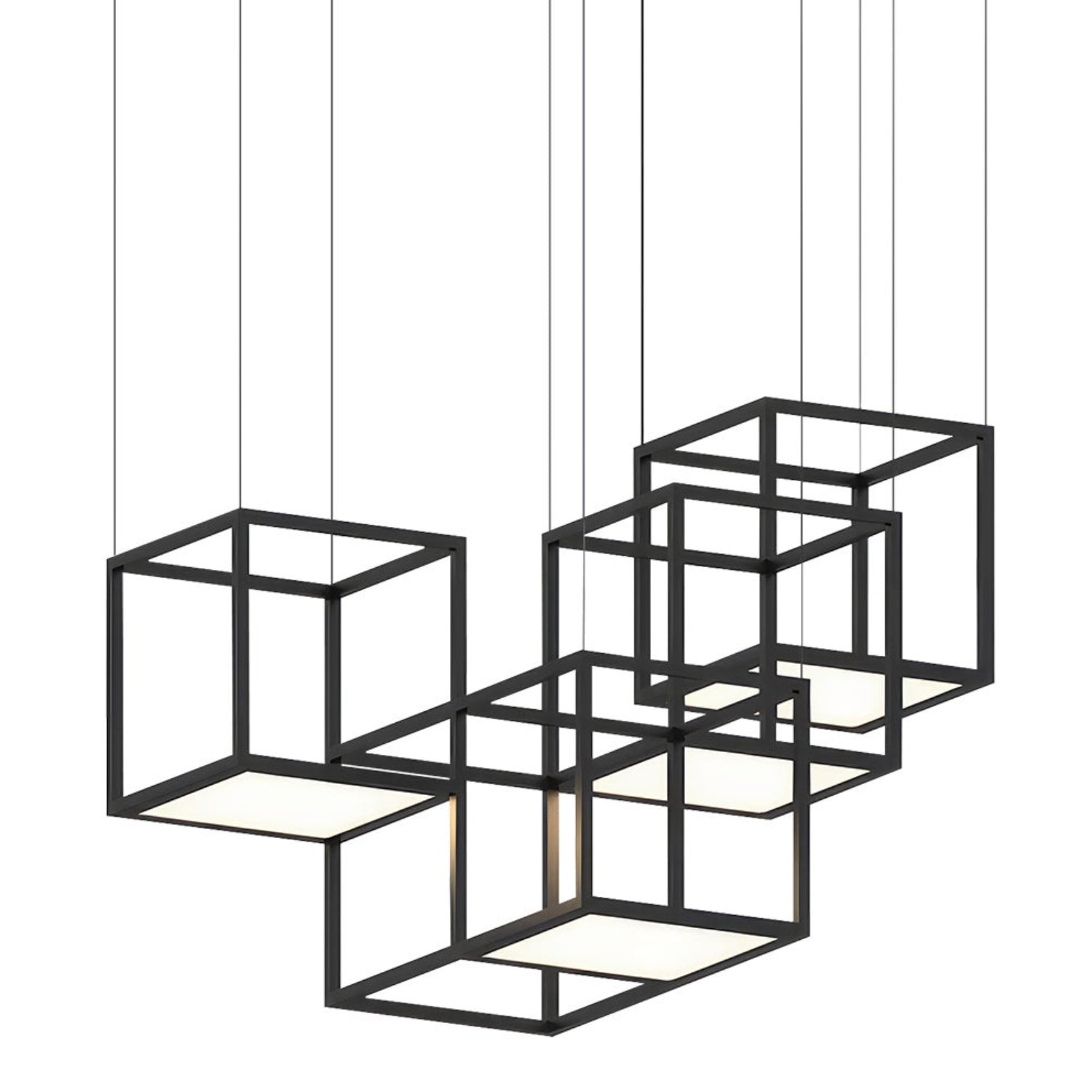 Sonneman Cubix Satin Black 24Z0001K Pendant