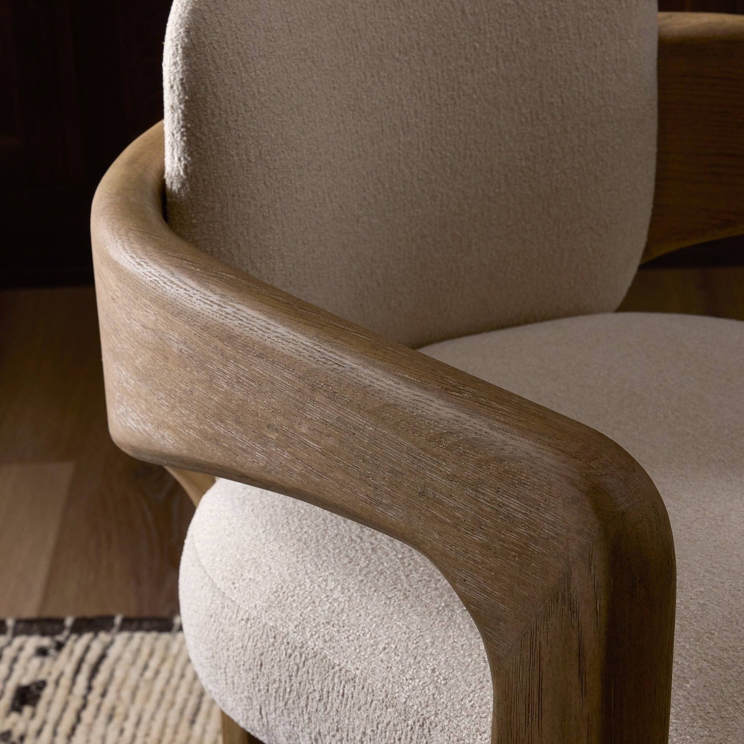 Four Hands Woltz Crypton Wayfarer Snow Dining Chair