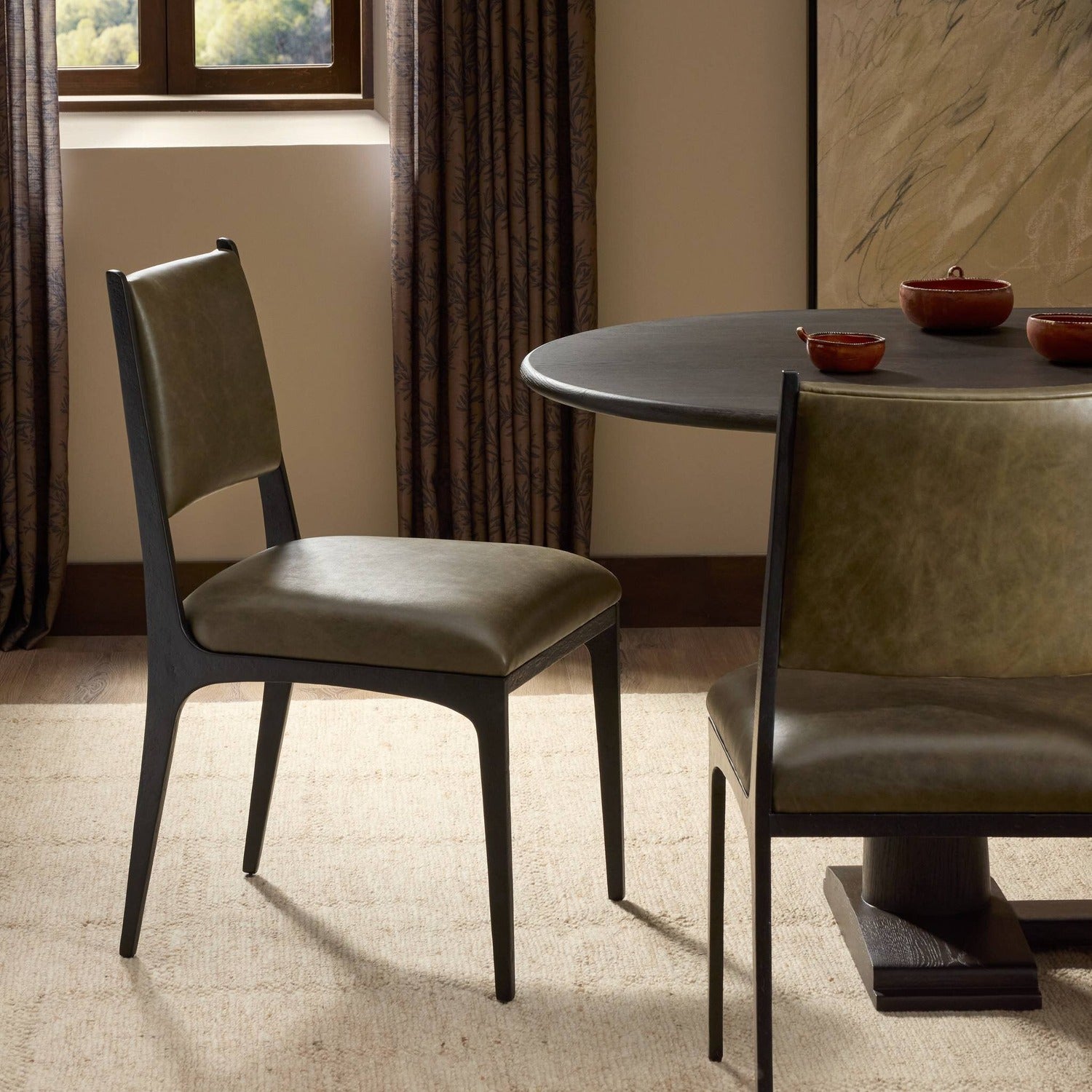 Four Hands Valeene Dulane Moss Dining Chair Set of 2