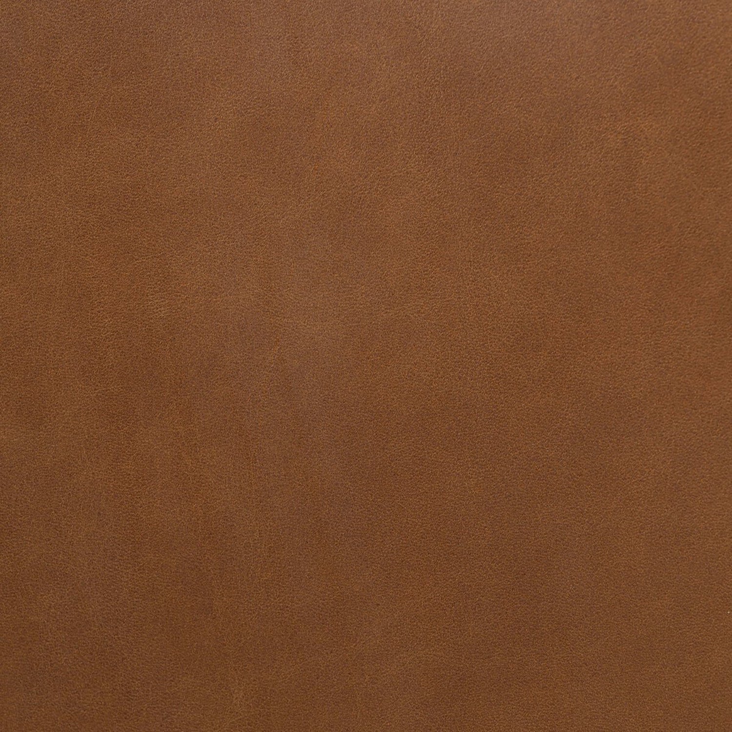 Four Hands Nettie Leather Dining Chair in Sonoma Chestnut leather on hammered iron frame, close-up detail of leather and iron frame