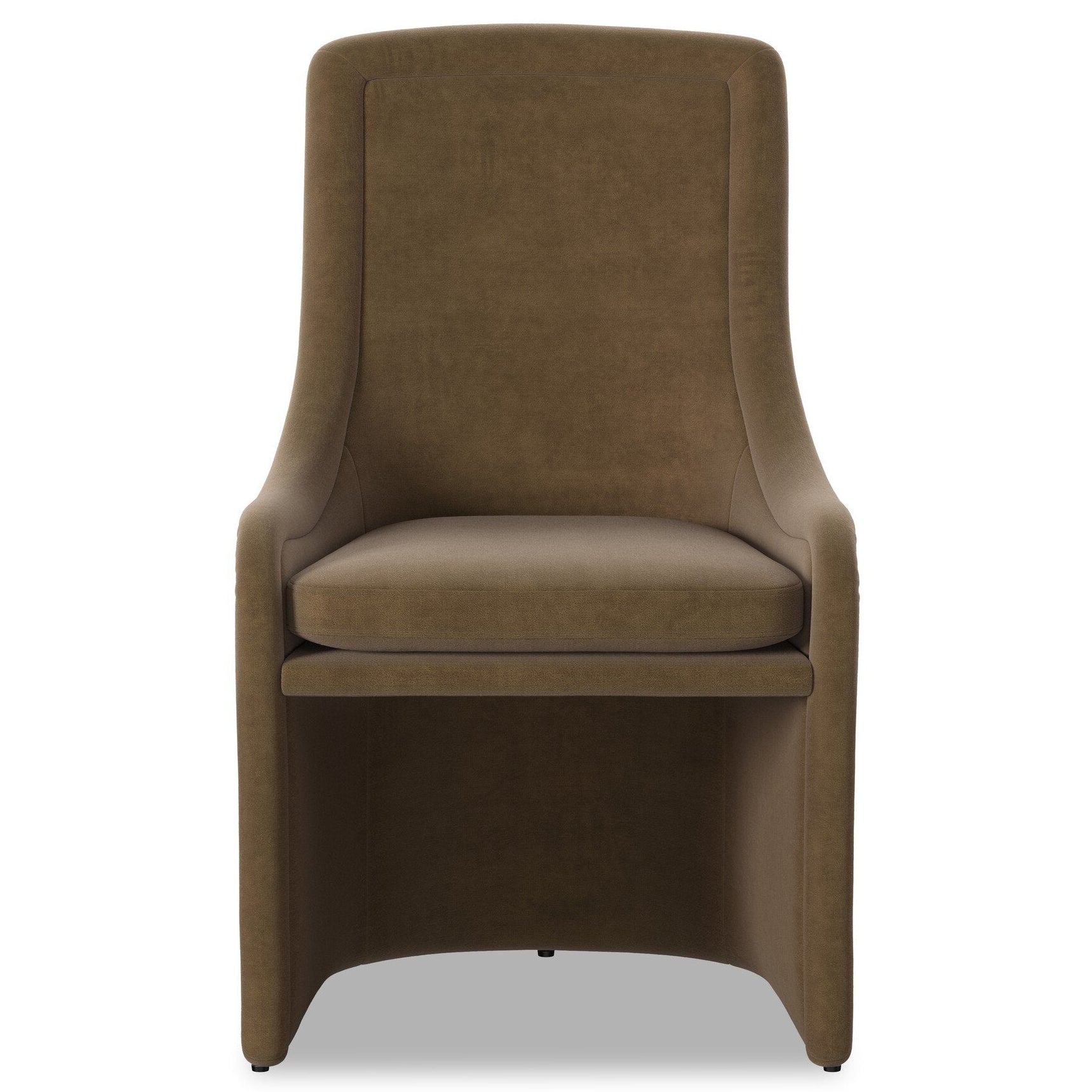 Four Hands Blaire Monte Mushroom Dining Chair — front view