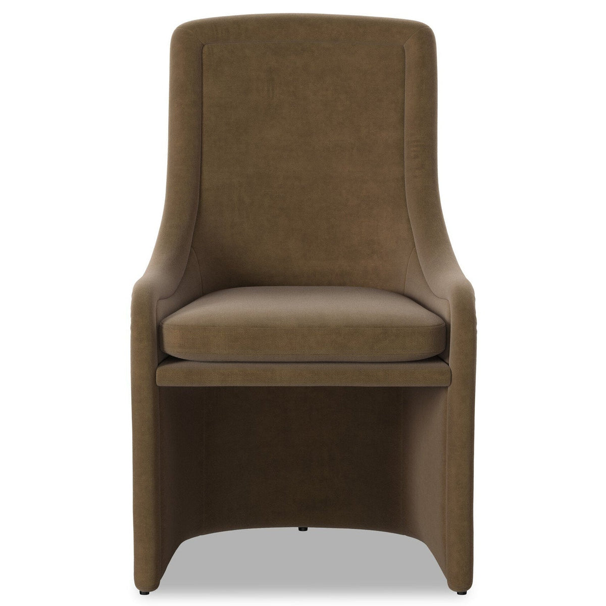 Four Hands Blaire Monte Mushroom Dining Chair — front view