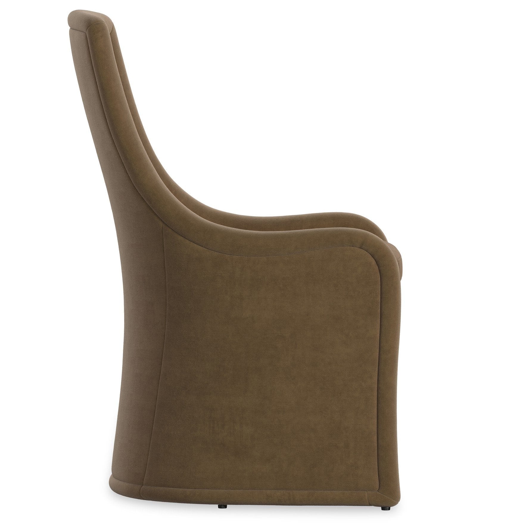 Four Hands Blaire Monte Mushroom Dining Chair — side view