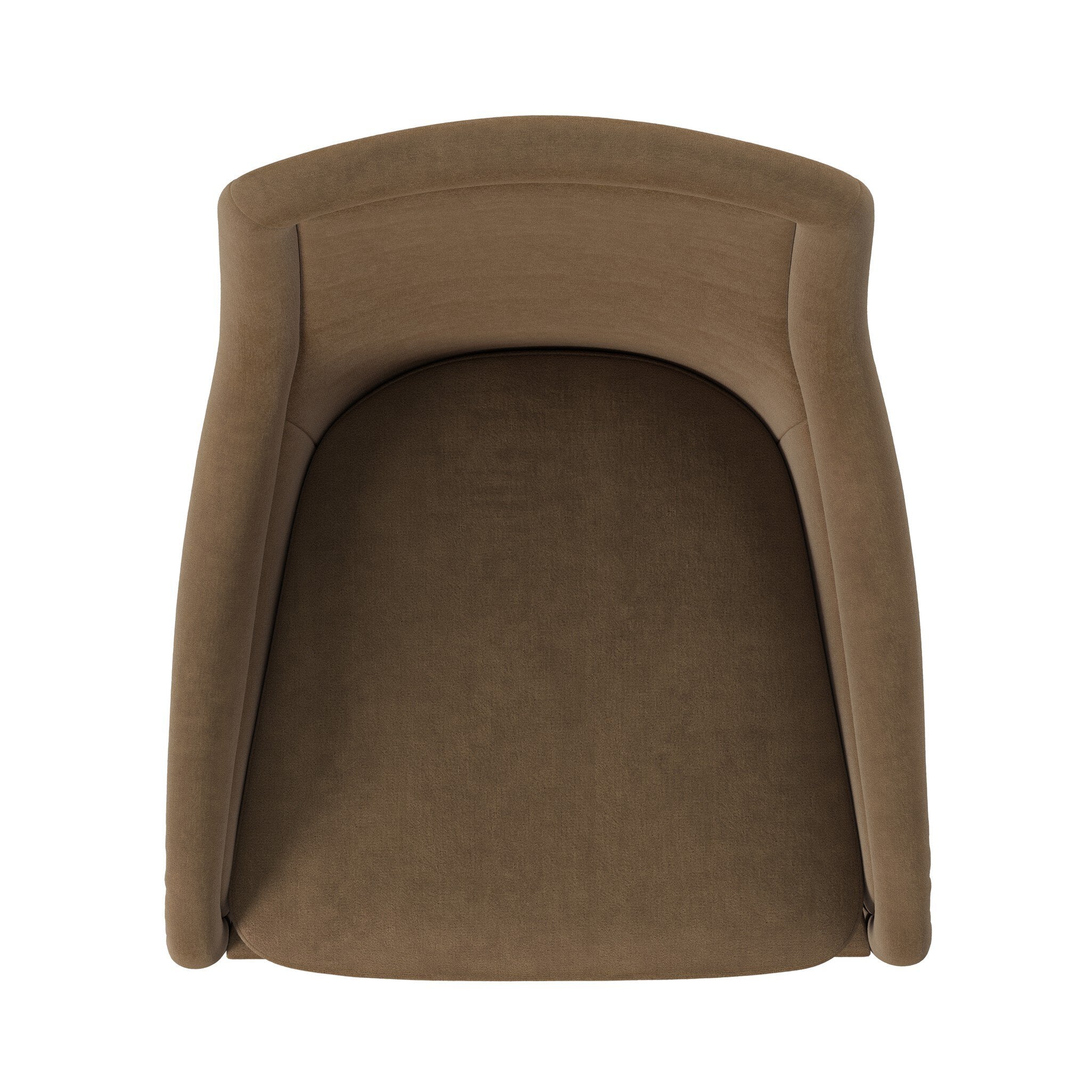 Four Hands Blaire Monte Mushroom Dining Chair — top-down view