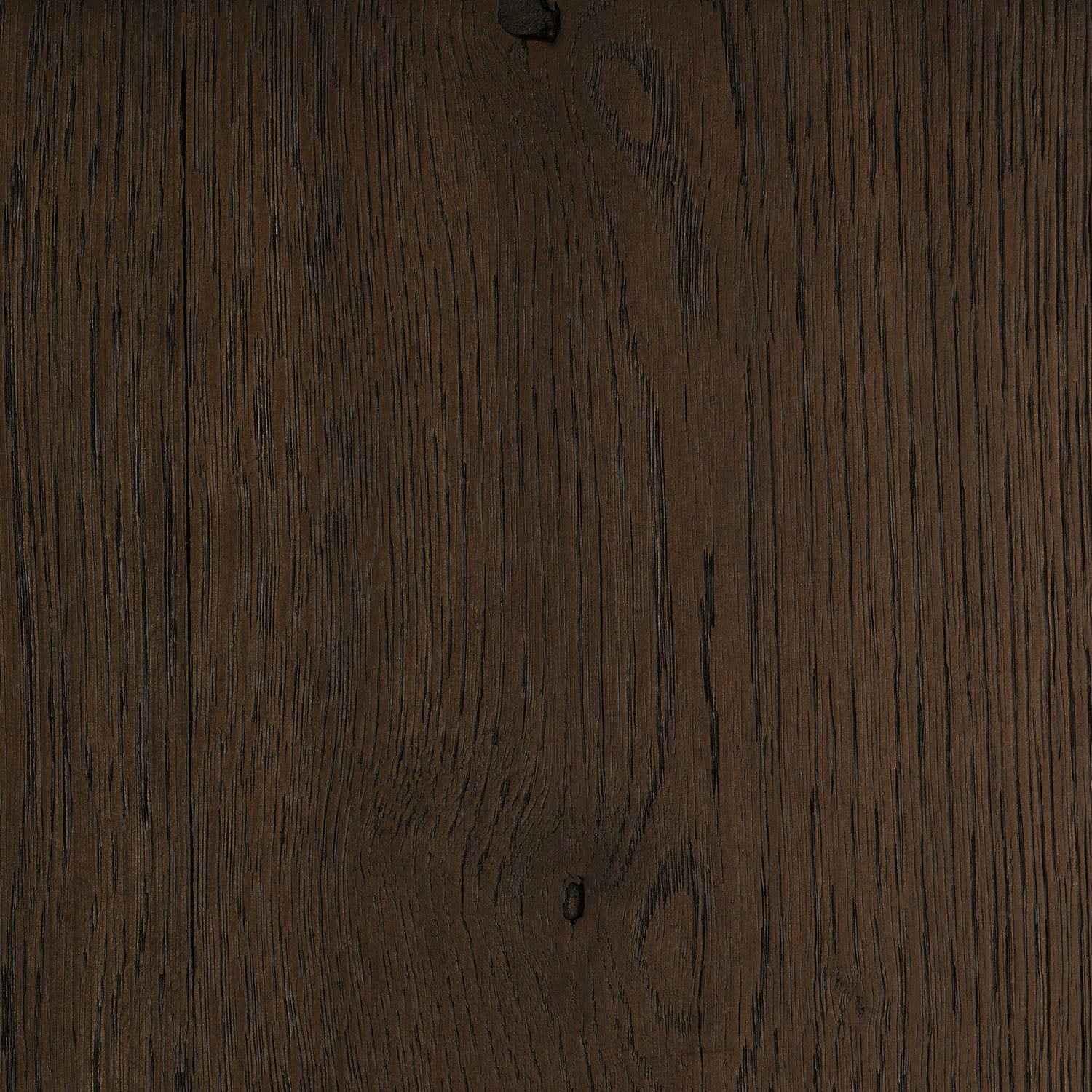 Four Hands Arthur Media Console in tobacco oak, close-up detail of oak grain, view 2