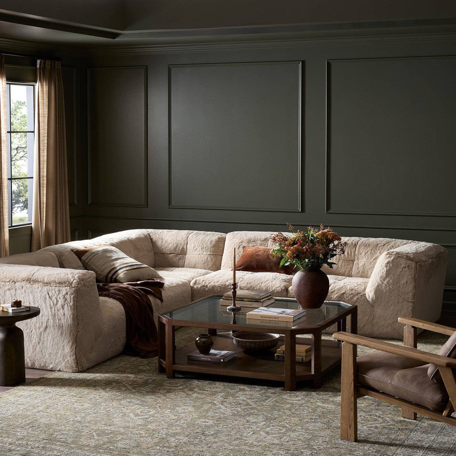 Four Hands Miles 5 Piece Sectional Sofa