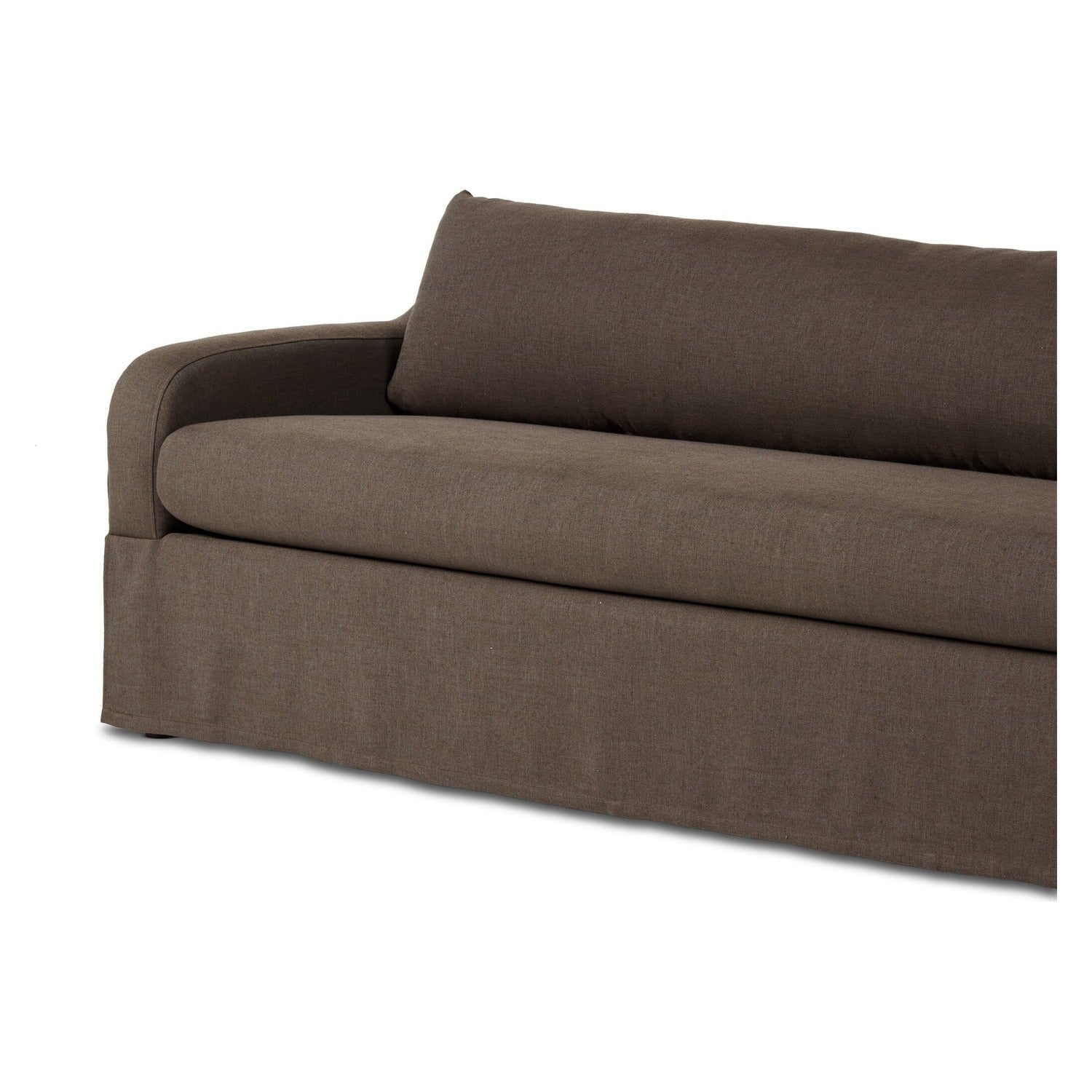 Four Hands Ulla Savoy Coffee Sleeper Sofa 82in, pullout mechanism view