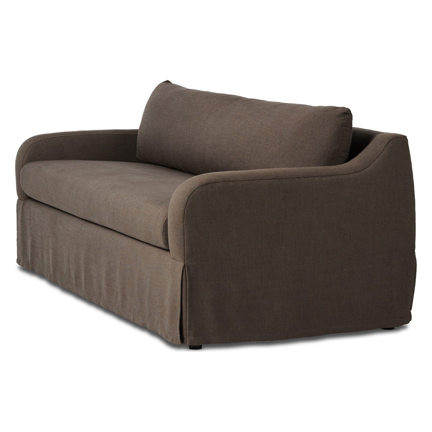 Four Hands Ulla Savoy Coffee Sleeper Sofa 82in, close-up detail of arm, view 1