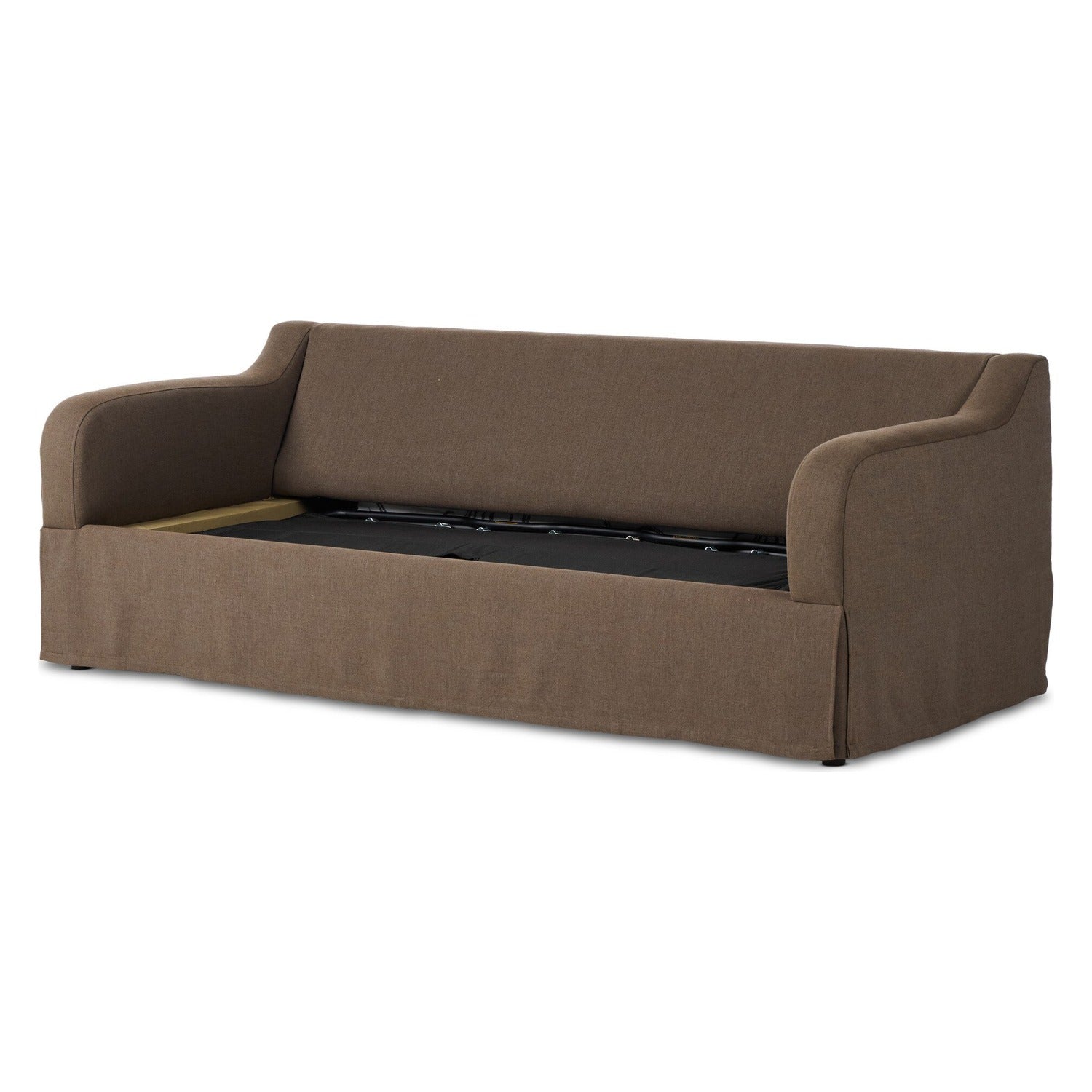 Four Hands Ulla Savoy Coffee Sleeper Sofa 82in, close-up detail of fabric, view 1