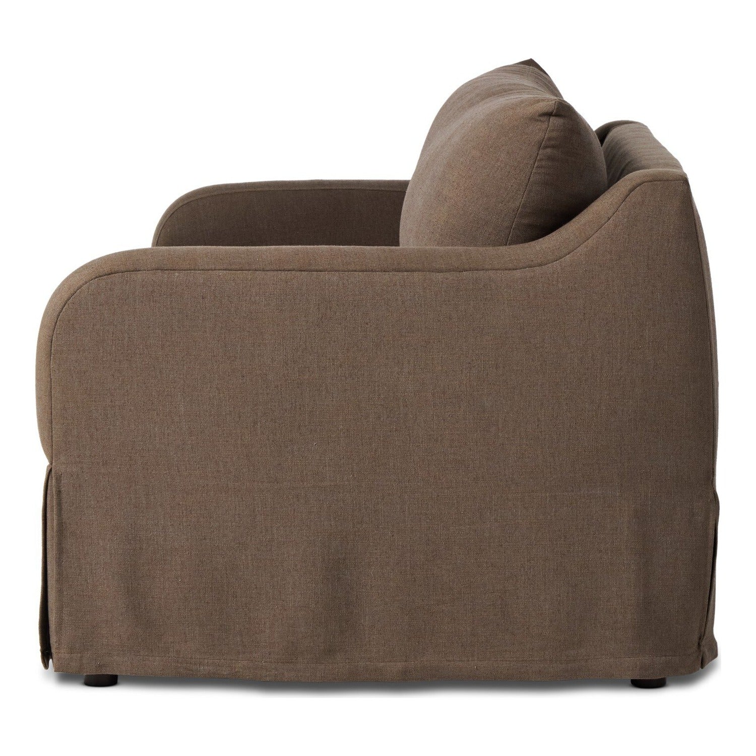 Four Hands Ulla Savoy Coffee Sleeper Sofa 82in, side profile view