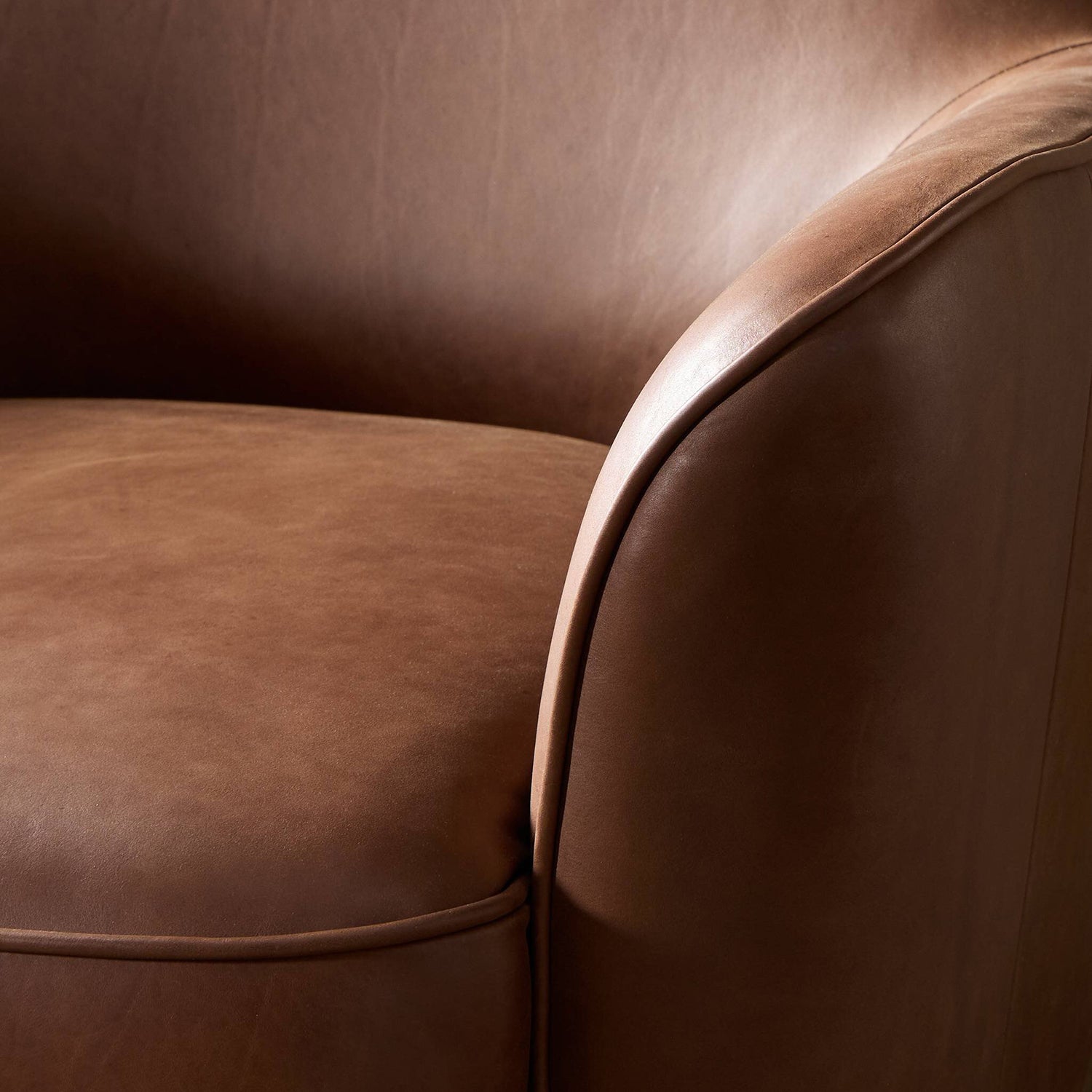 Four Hands Bethany Leather Swivel Chair