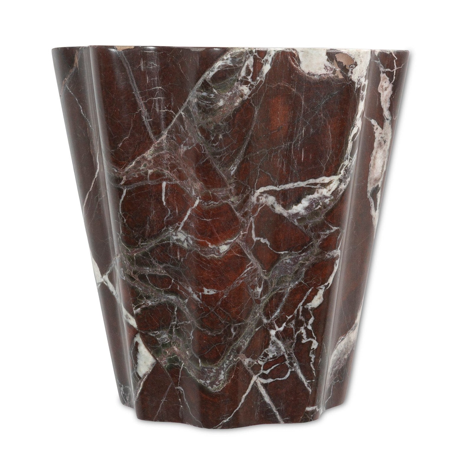 Four Hands Astra Red Italian Marble Wall Sconce front view