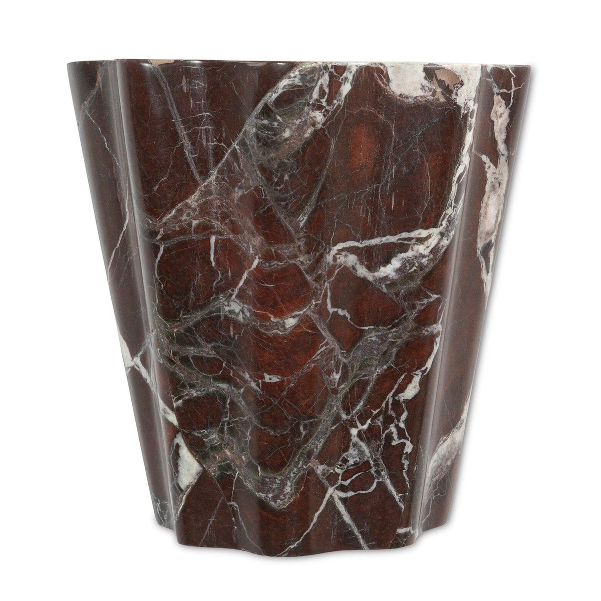 Four Hands Astra Red Italian Marble Wall Sconce front view