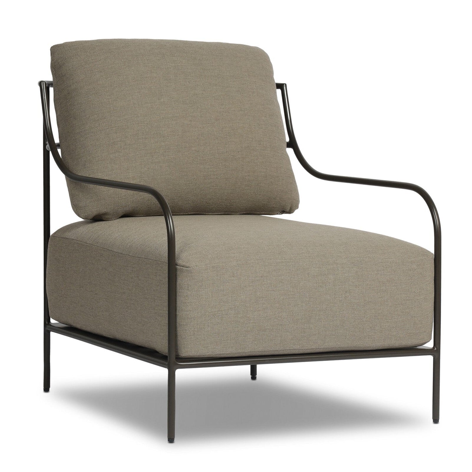 Four Hands Segovia Alessi Fawn Outdoor Chair full product view