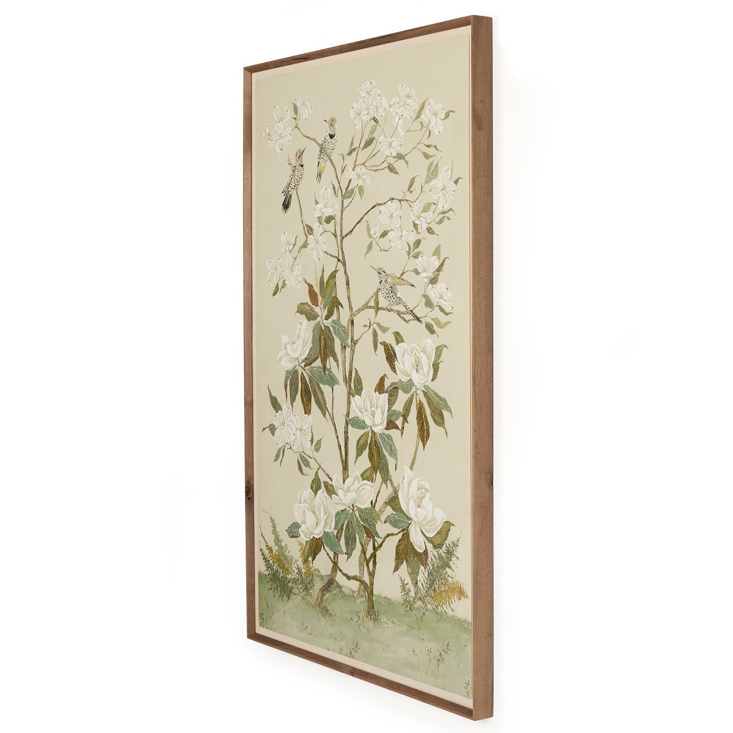 Four Hands x Laurel-Dawn Latshaw Tan Chinoiserie Framed Art