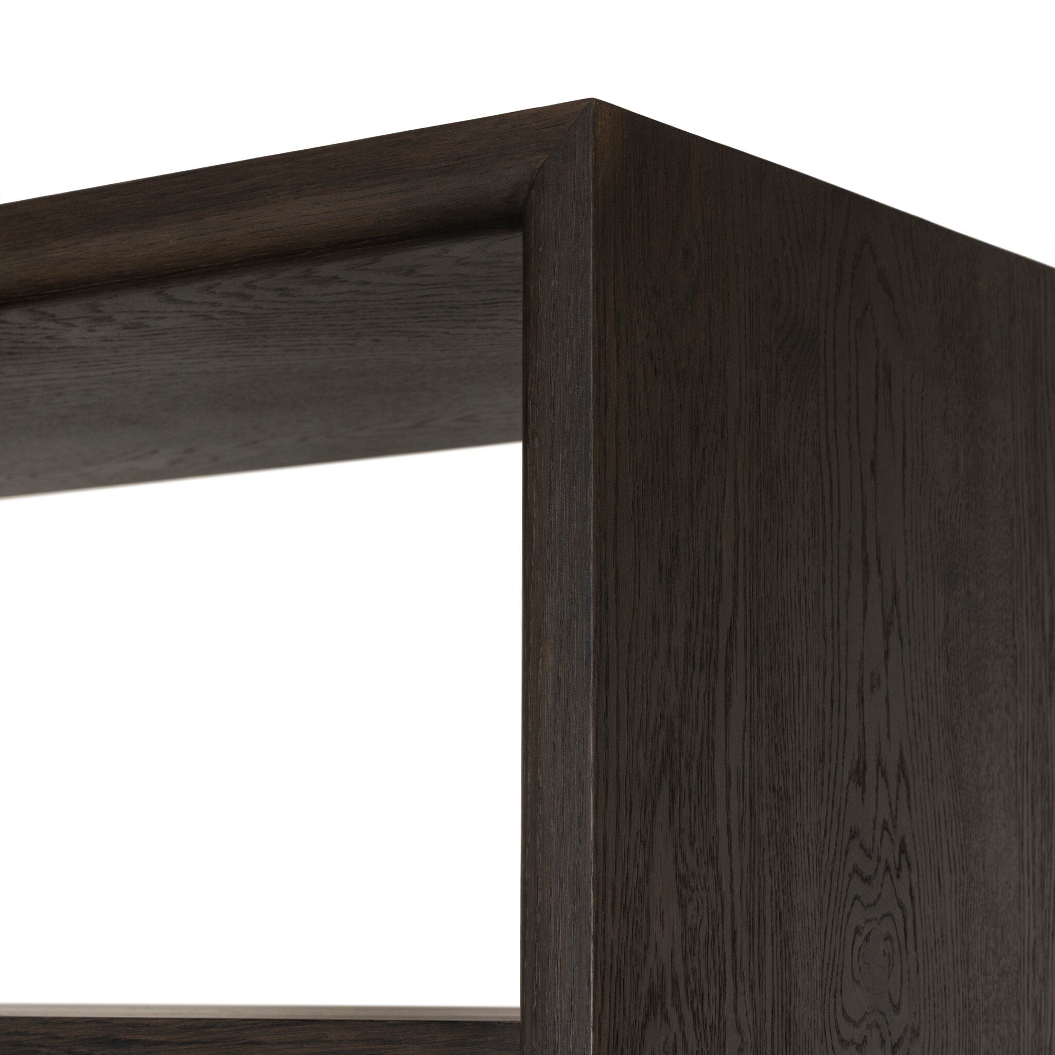 Four Hands Arlington Espresso Oak 2-Door Bookcase — Espresso Oak Veneer