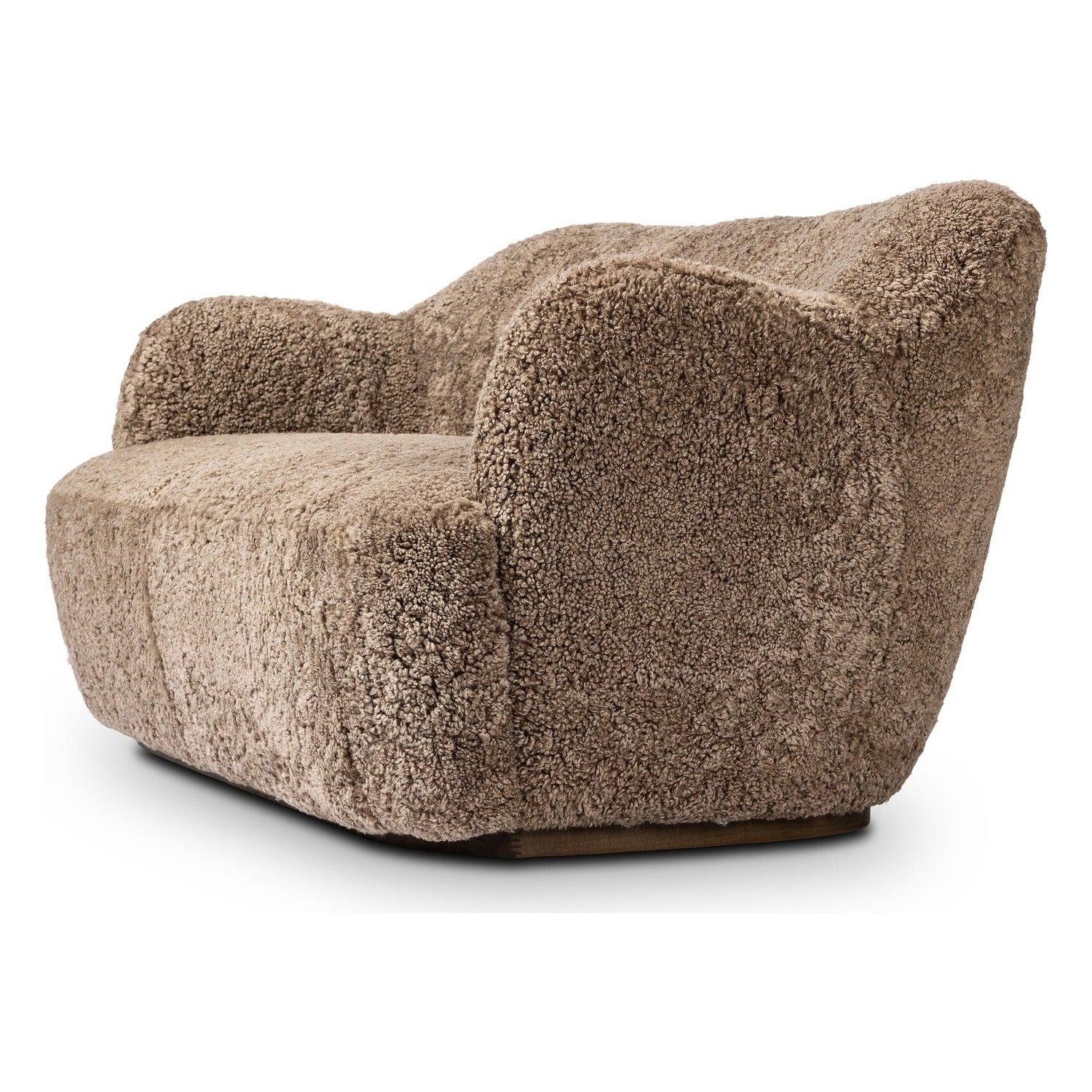 Four Hands Julius Taupe Shearling Sofa