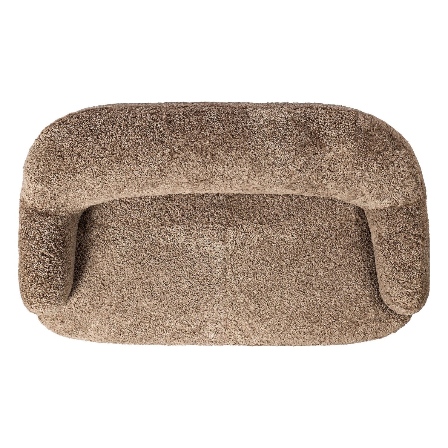 Four Hands Julius Taupe Shearling Sofa