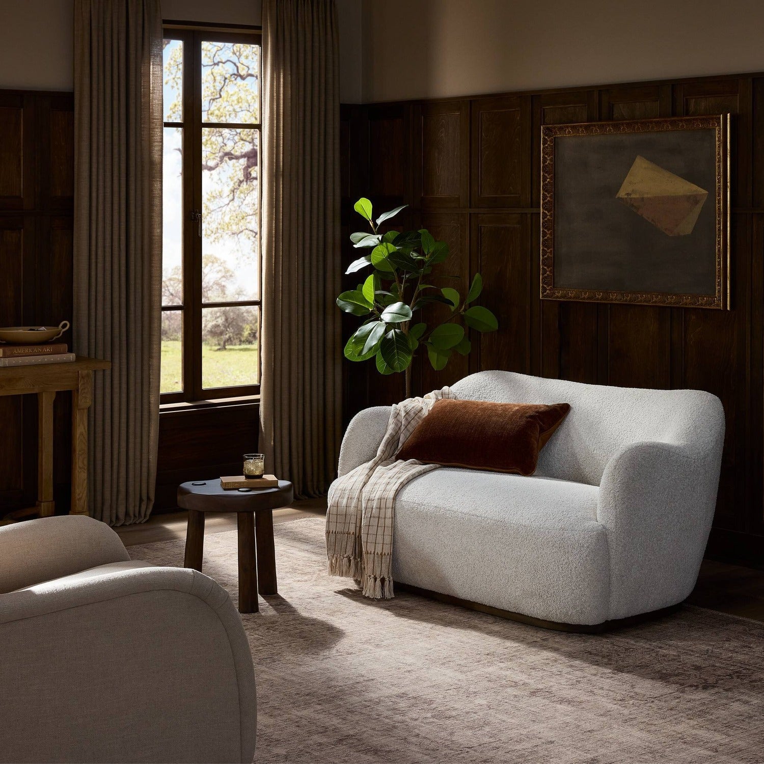 Four Hands Julius Sheldon Ivory Sofa