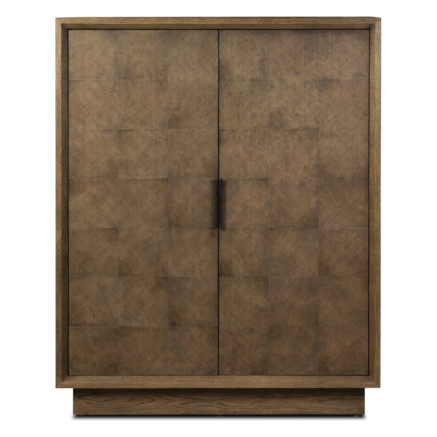 Four Hands Salta Brown Oak Bar Cabinet