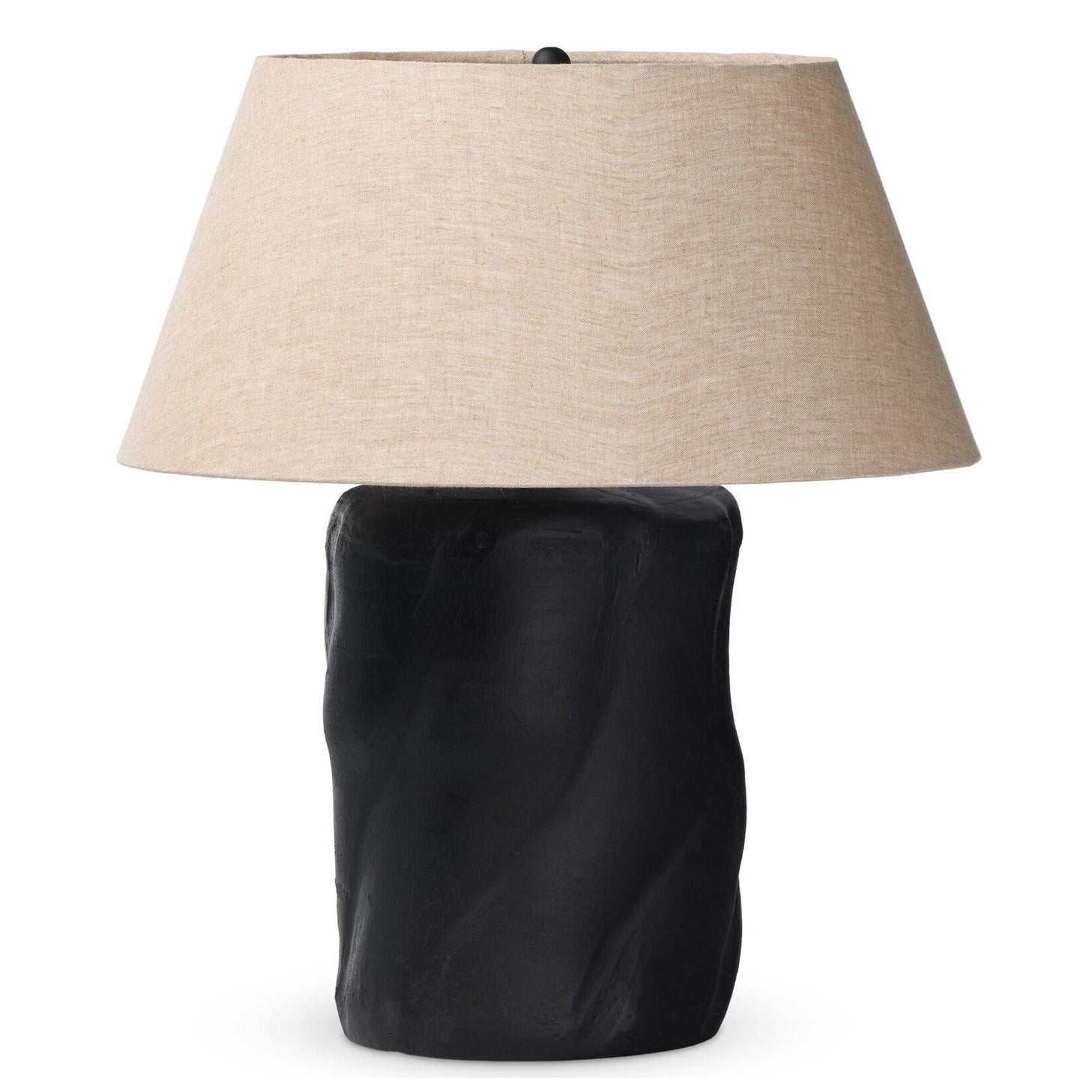 Four Hands Bomba Aged Black Terracotta Table Lamp