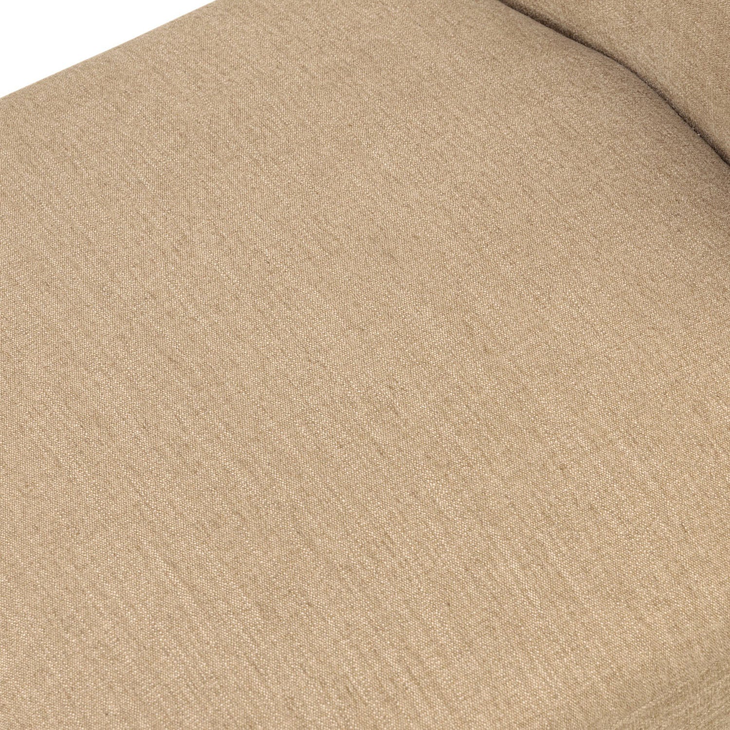 Four Hands Hemphill Dining Chair Set of 2 in Laughlin Natural with smoked oak back, close-up detail of fabric, view 3