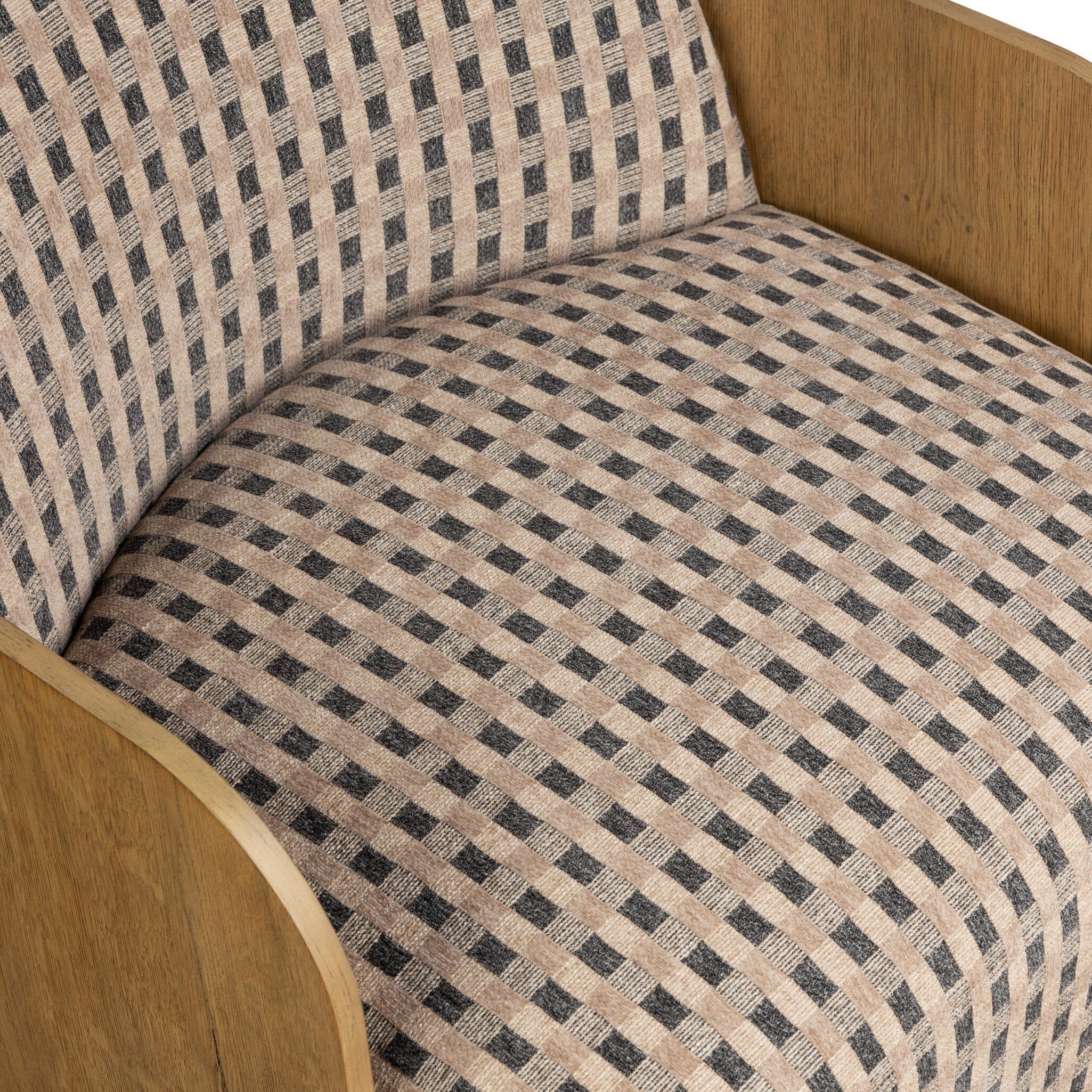 Four Hands Hemphill Firefinch Fawn Swivel Chair — Polyester
