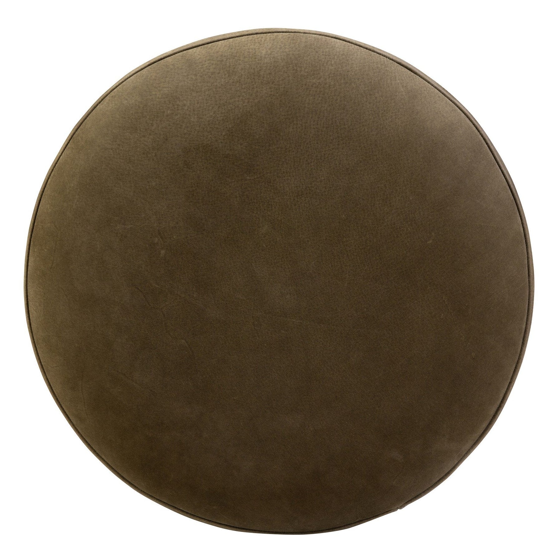 Four Hands Montclair Nubuck Olive Counter Stool top-down view
