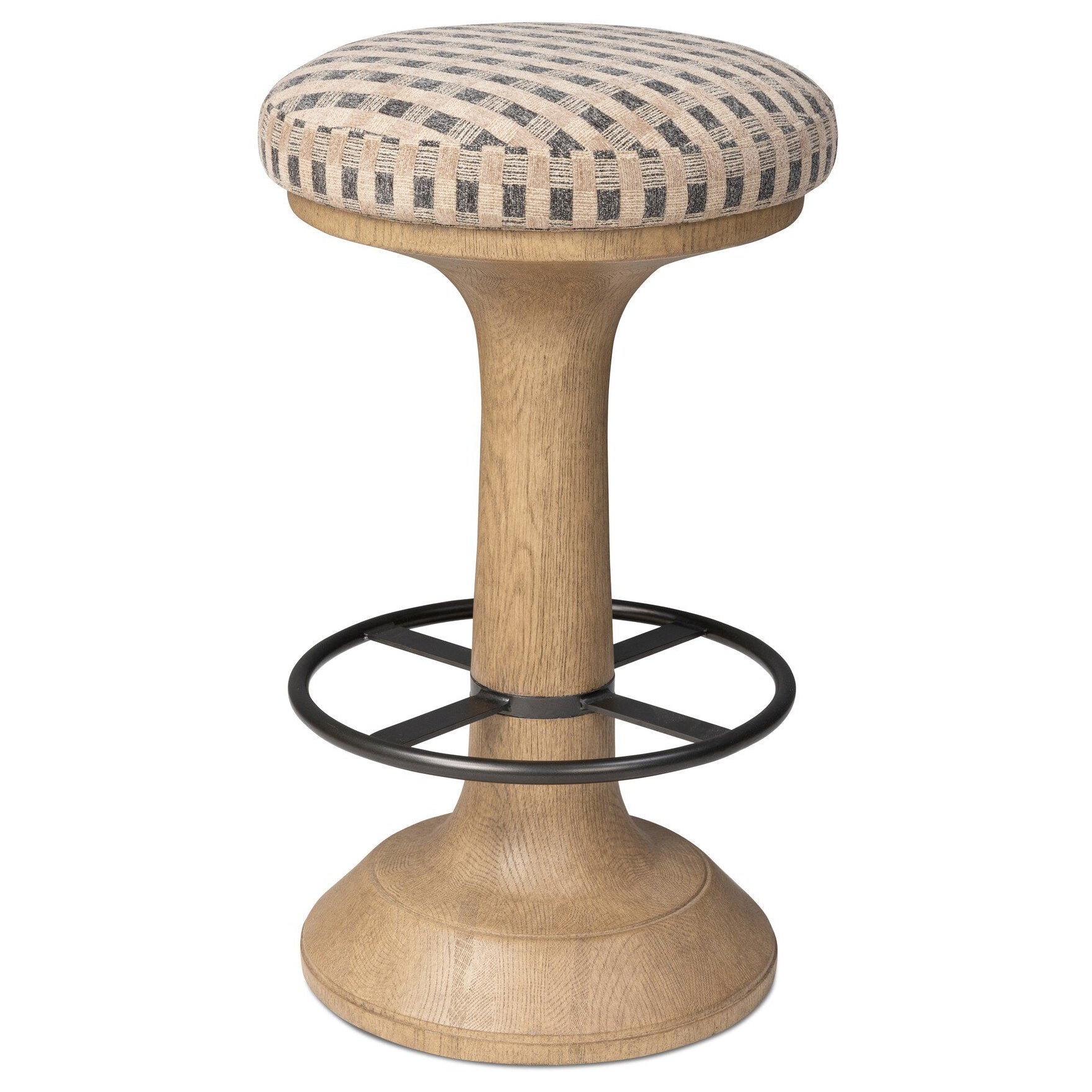 Four Hands Montclair Firefinch Fawn Counter Stool full product view, Iron