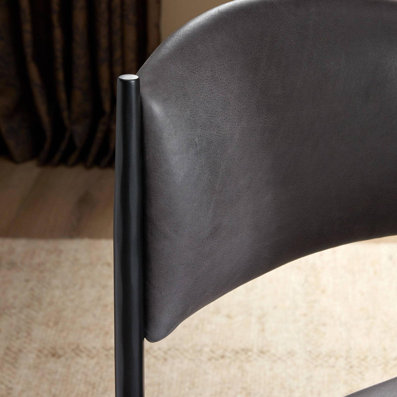 Four Hands Bellaire Palermo Black Dining Chair Set of 2